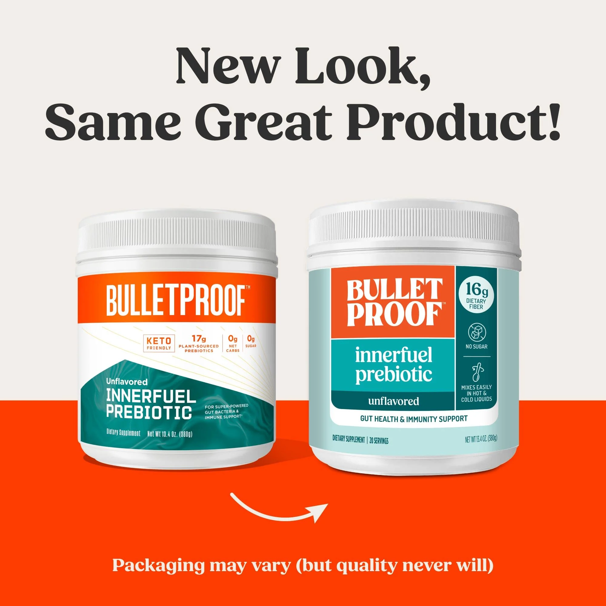 Bulletproof Unflavored Innerfuel Prebiotic Fiber Powder – 13.4 oz, Sugar-Free, Gluten-Free, Gut Health Support - Image 9
