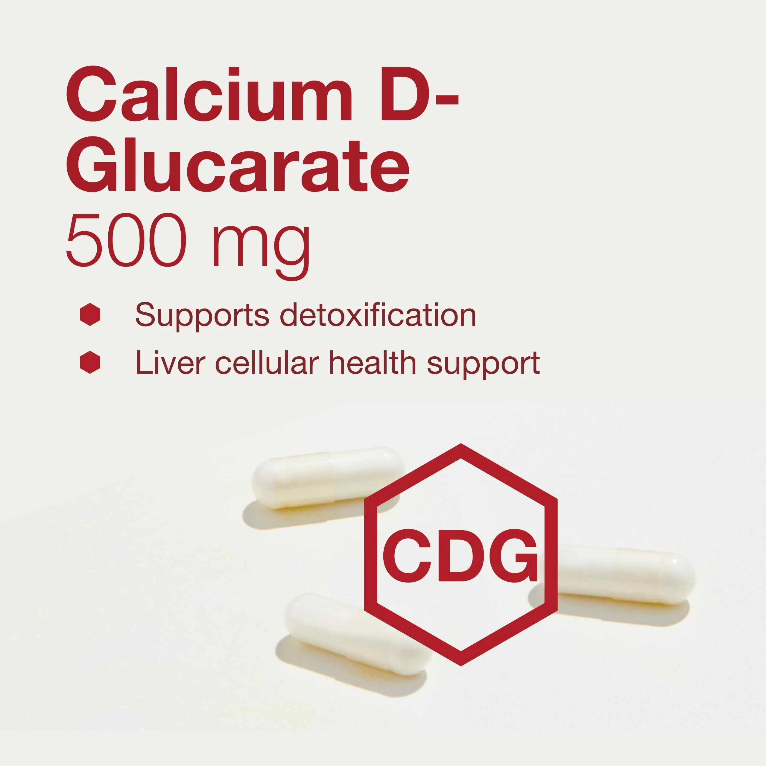 Calcium D-Glucarate 500mg Detox Support – Non-GMO, Dairy Free | Protocol for Life Balance - Image 4