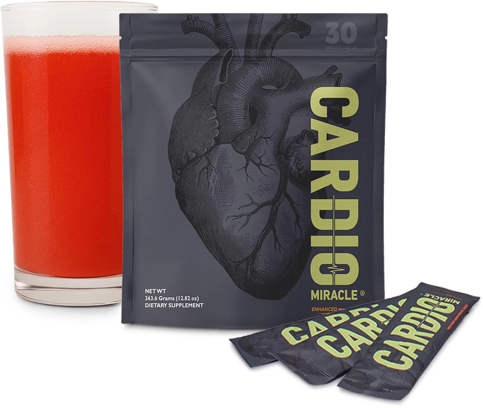 Cardio Miracle Nitric Oxide Supplement 30-Pack Sticks | Beet Root, L-Arginine & L-Citrulline - Image 8