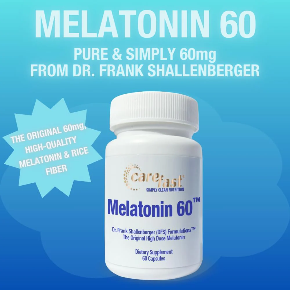CAREFAST Pure Melatonin 60mg – 120 Capsules | Sleep Aid, Non-Habit Forming - Image 3