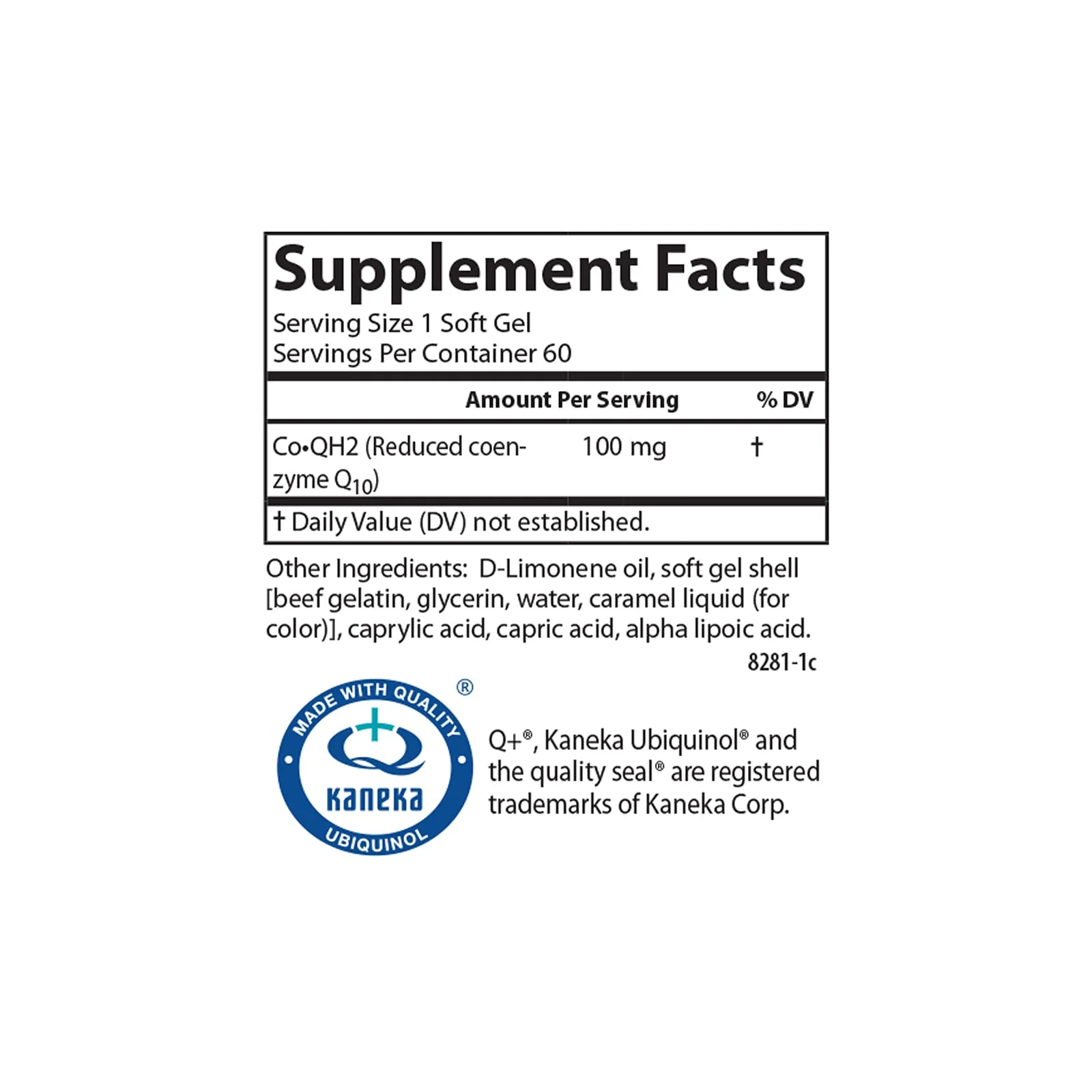 Carlson Co-QH2 Ubiquinol 100 mg | Energy, Heart Health & Antioxidant Support | 60 Softgels - Image 11