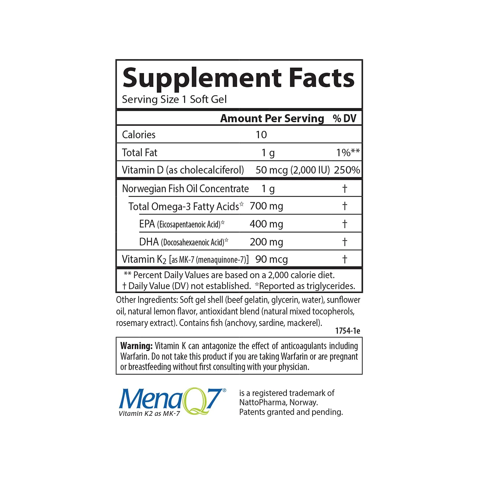 Carlson Elite Omega-3 Plus D & K - 700 mg EPA/DHA + D3 & K2, Lemon | Bone Health & Immune Support - Image 5