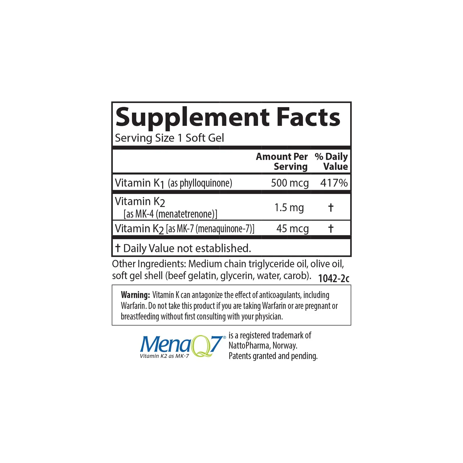 Carlson Labs K Complete Softgels – 90 Count (K1, K2 MK-4 & MK-7) - Image 4
