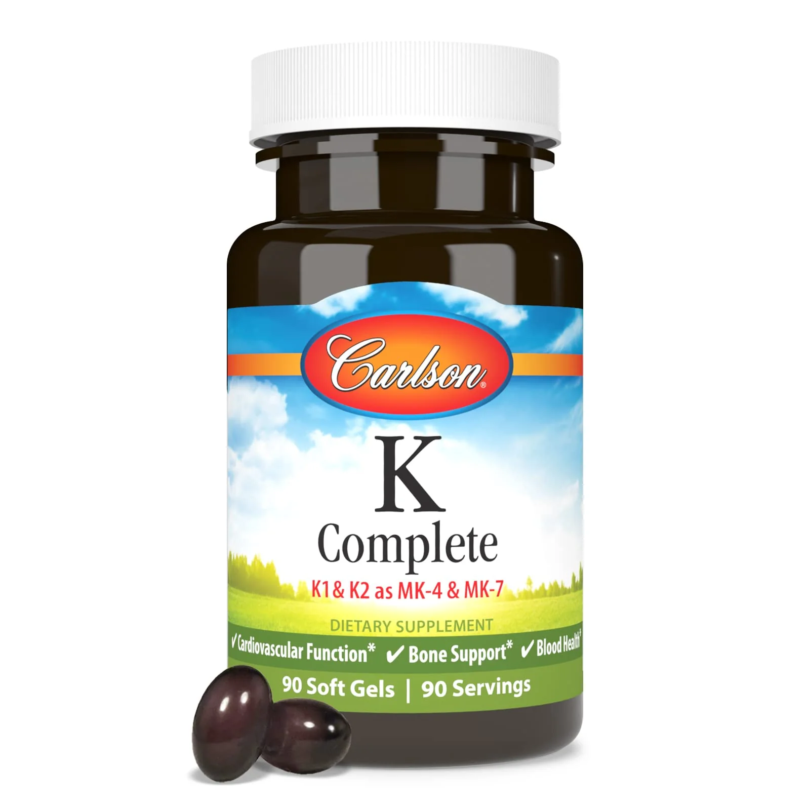 Carlson Labs K Complete Softgels – 90 Count (K1, K2 MK-4 & MK-7) - Image 5