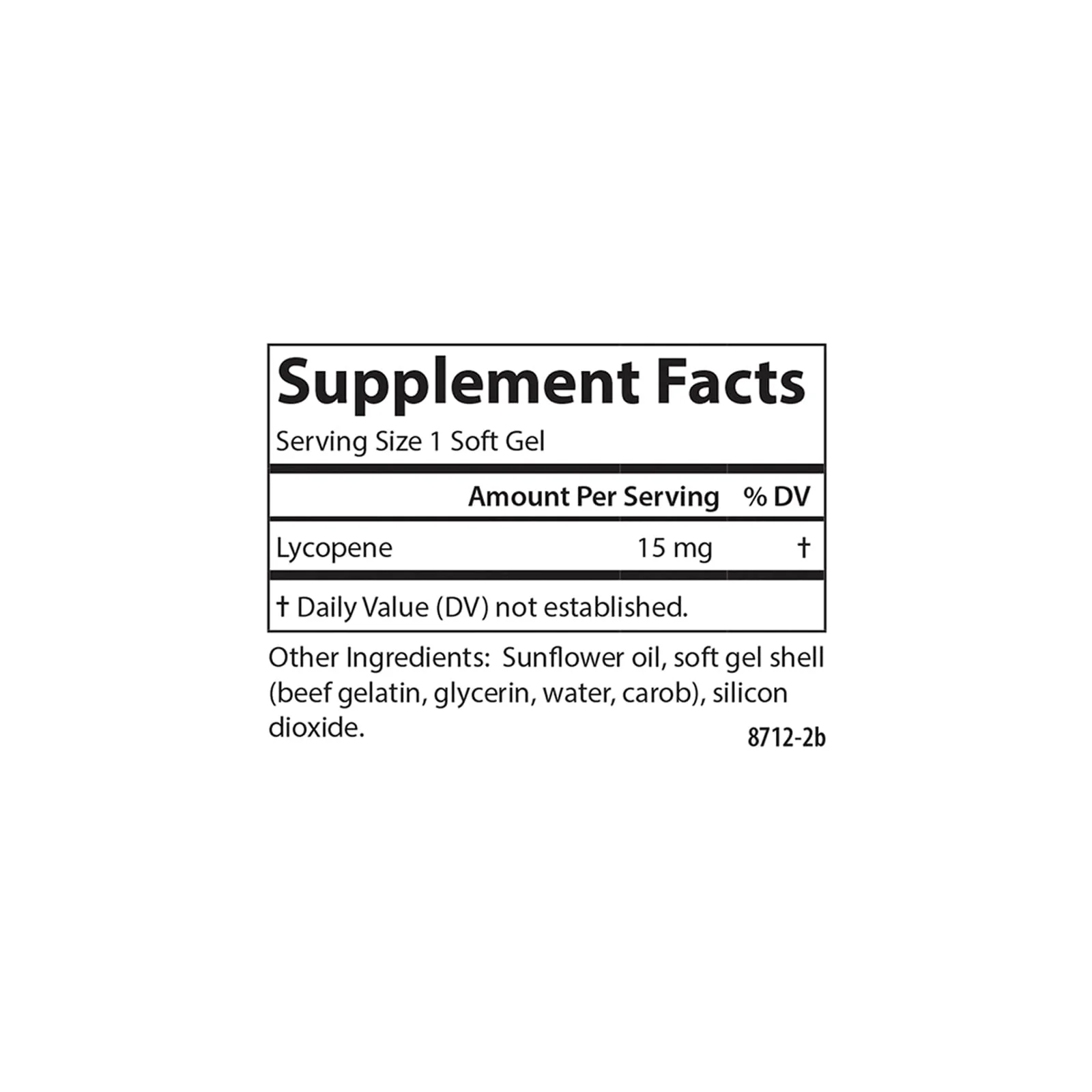 Carlson Lycopene 15 mg Tomato-Free – Prostate Health & Circulation Support, 180 Softgels - Image 4