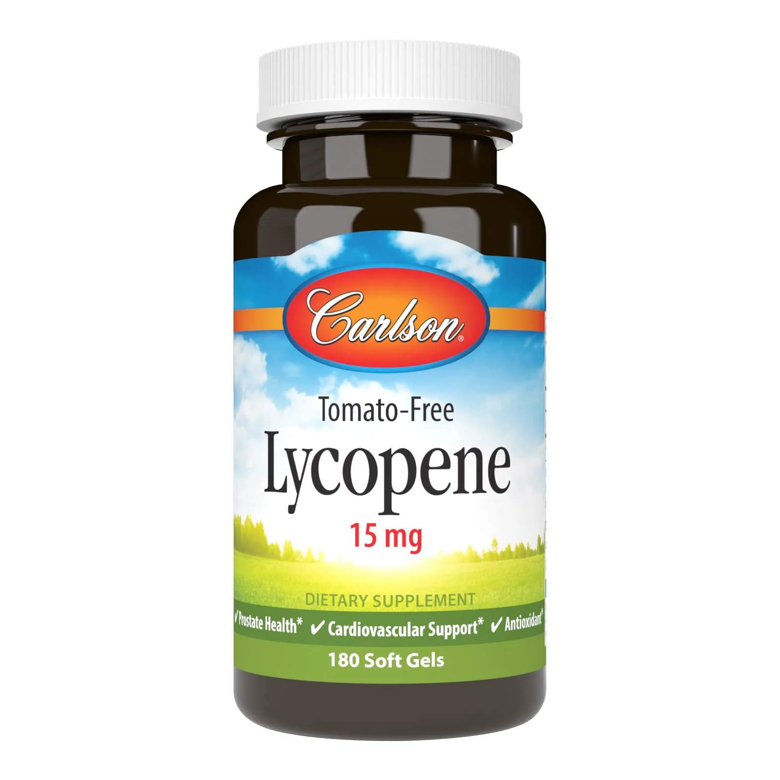 Carlson Lycopene 15 mg Tomato-Free – Prostate Health & Circulation Support, 180 Softgels - Image 9