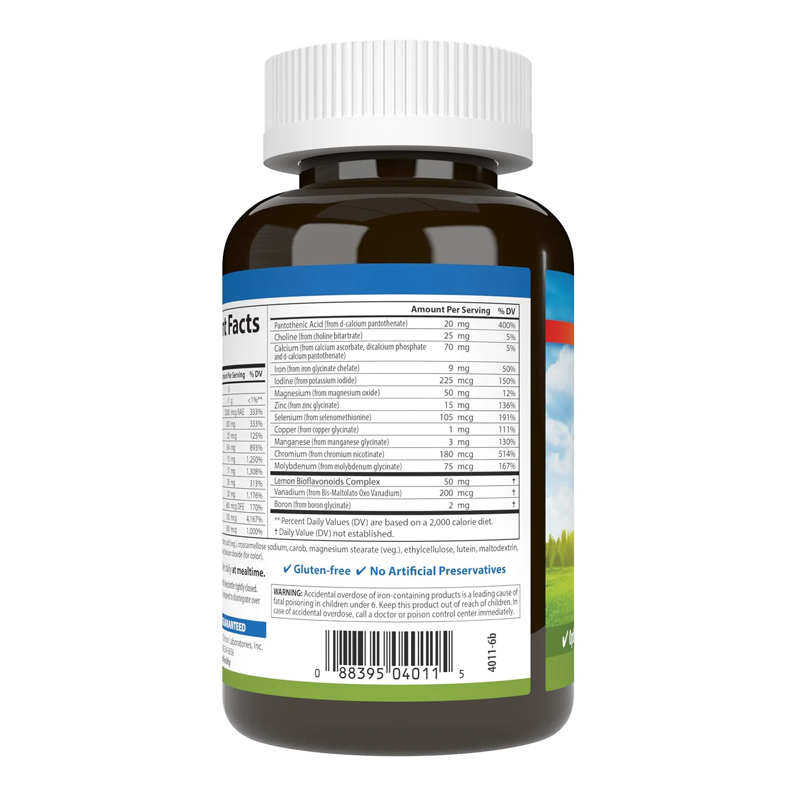 Carlson Super 1 Daily Multivitamin - Vegetarian Formula, 120 Tablets - Image 4