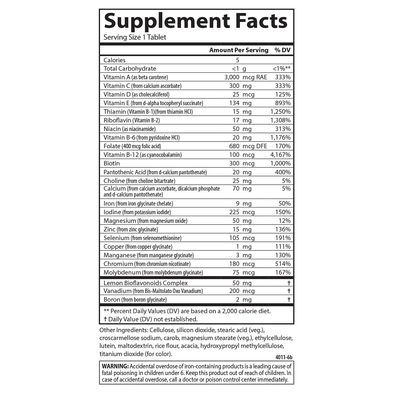 Carlson Super 1 Daily Multivitamin - Vegetarian Formula, 120 Tablets - Image 8