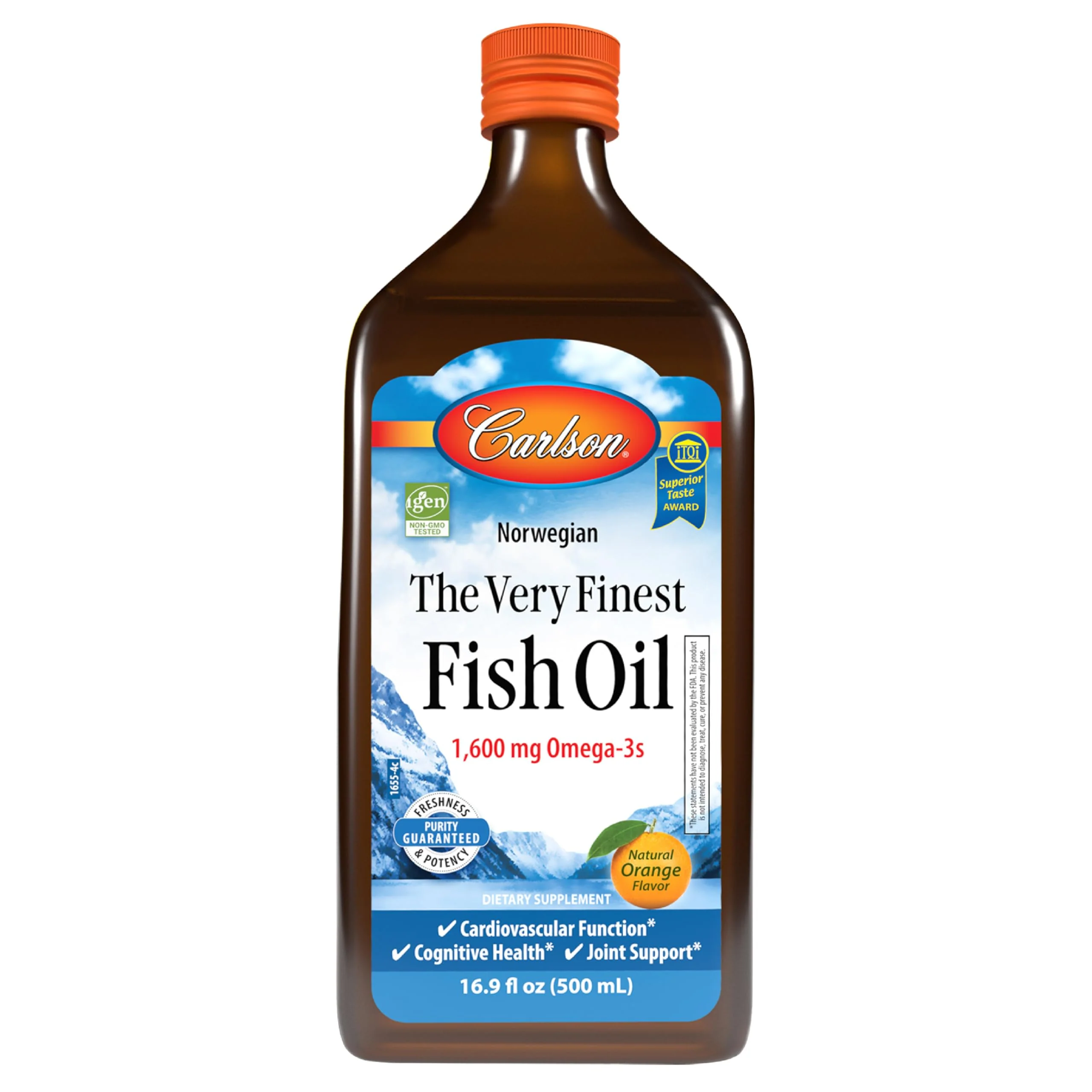 Carlson The Very Finest Fish Oil 1600 mg Omega-3s — Norwegian, Wild-Caught, Sustainably Sourced - Image 10