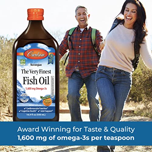 Carlson The Very Finest Fish Oil 1600 mg Omega-3s — Norwegian, Wild-Caught, Sustainably Sourced - Image 3