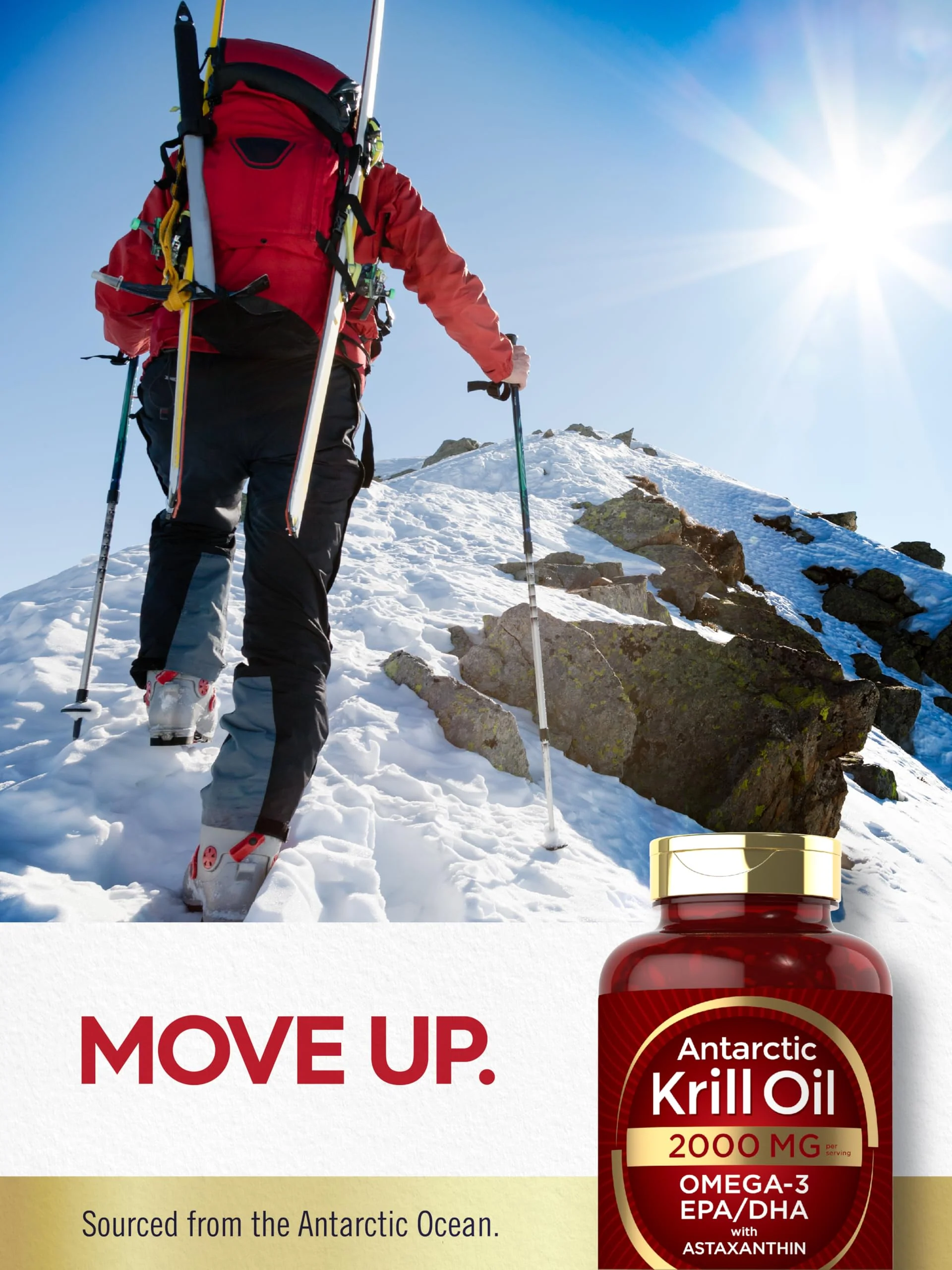 Carlyle Antarctic Krill Oil 2000 mg – 120 Softgels (Pack of 2) | Omega-3 EPA/DHA + Astaxanthin - Image 6