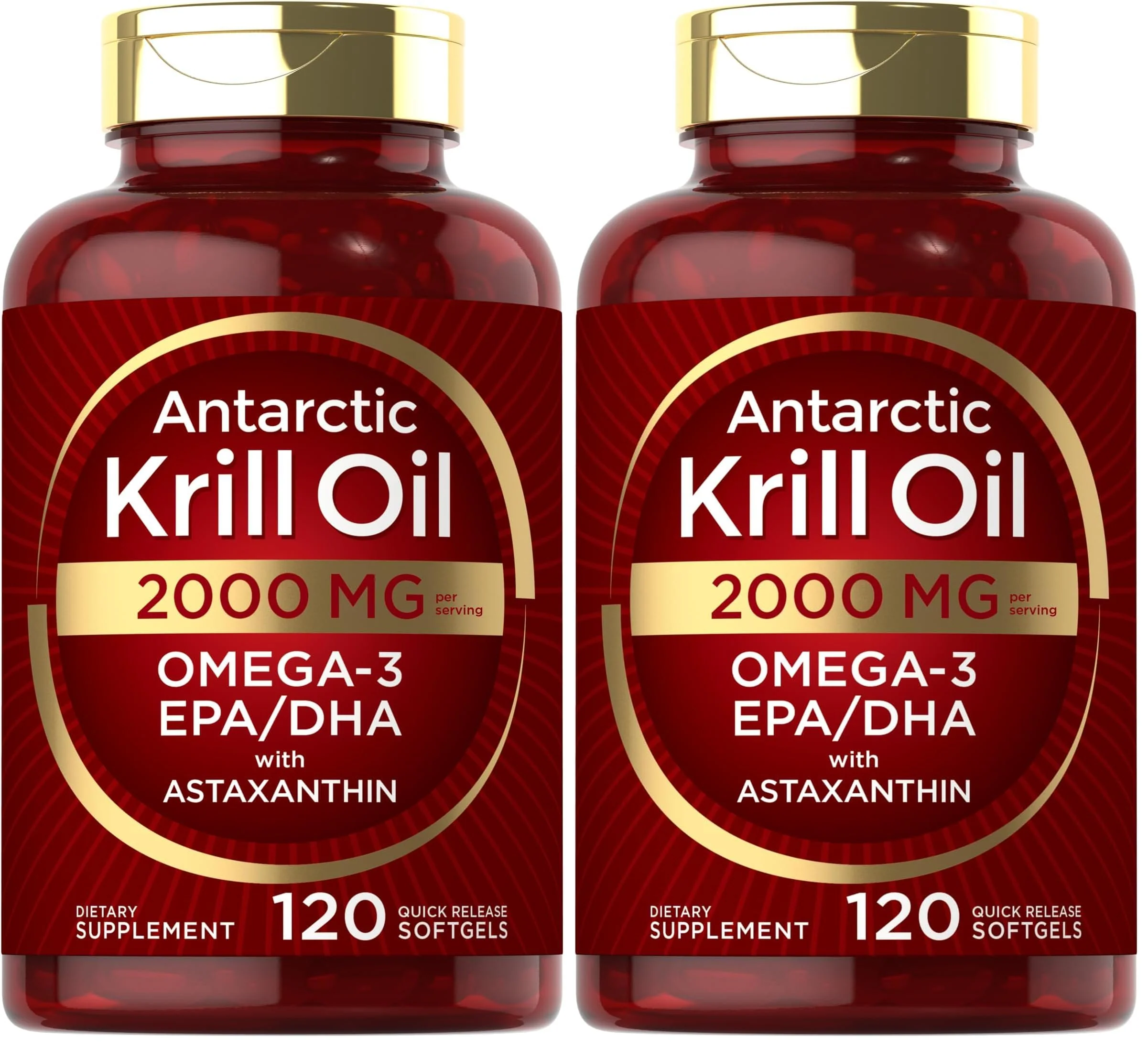 Carlyle Antarctic Krill Oil 2000 mg – 120 Softgels (Pack of 2) | Omega-3 EPA/DHA + Astaxanthin - Image 8