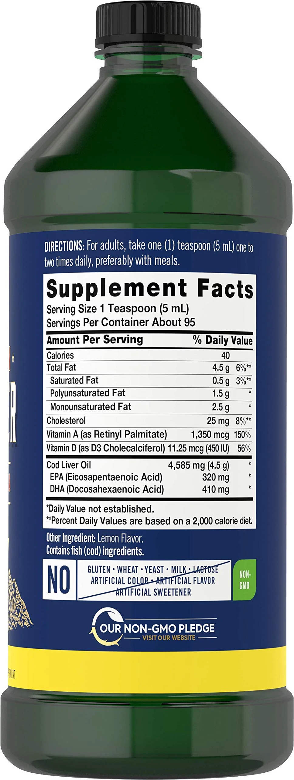 Carlyle Cod Liver Oil Liquid Lemon | 16 oz x3 Bottles | Norwegian, Gluten Free, Non-GMO - Image 9
