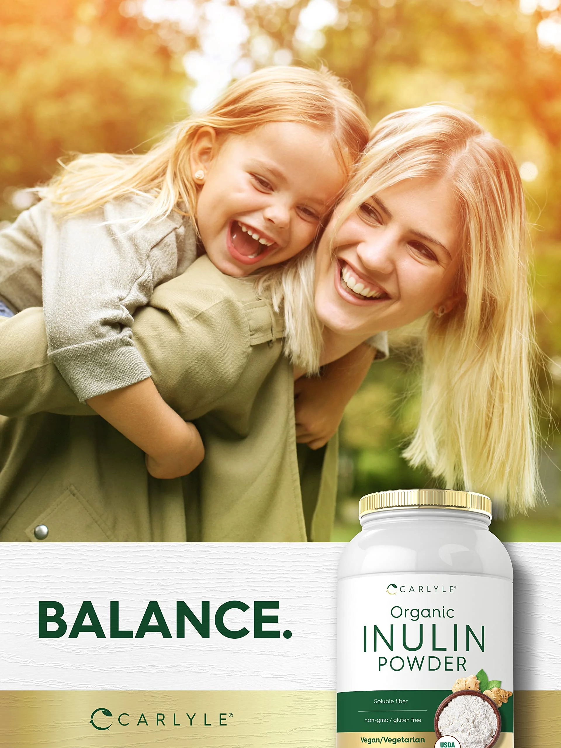 Carlyle Organic Inulin Powder 48oz | Prebiotic Fiber from Jerusalem Artichoke | Vegan & Non-GMO - Image 6