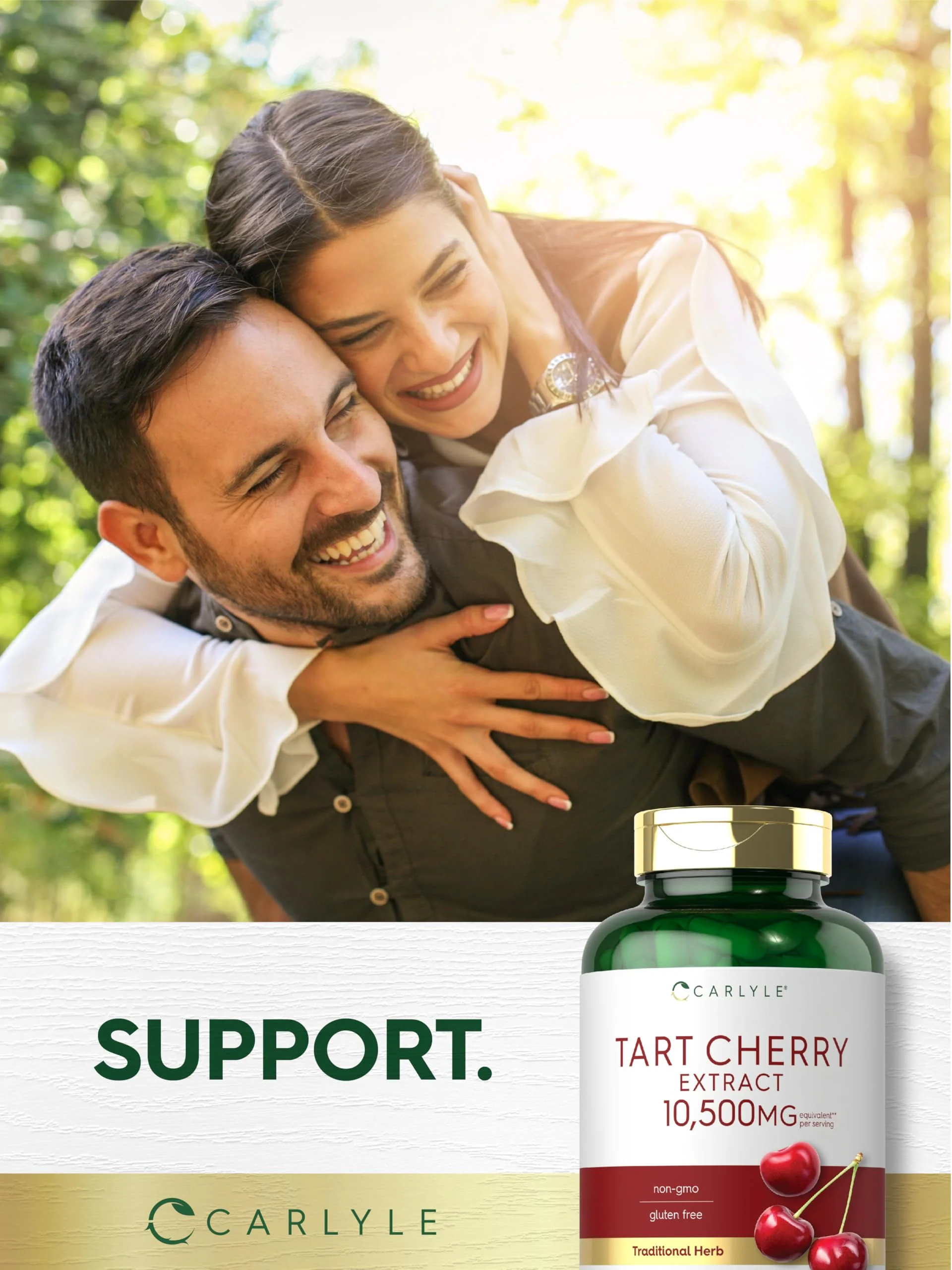 Carlyle Tart Cherry Capsules – 10,500mg, Pack of 2 | Non-GMO, Gluten Free | Tart Cherry Juice Extract - Image 15