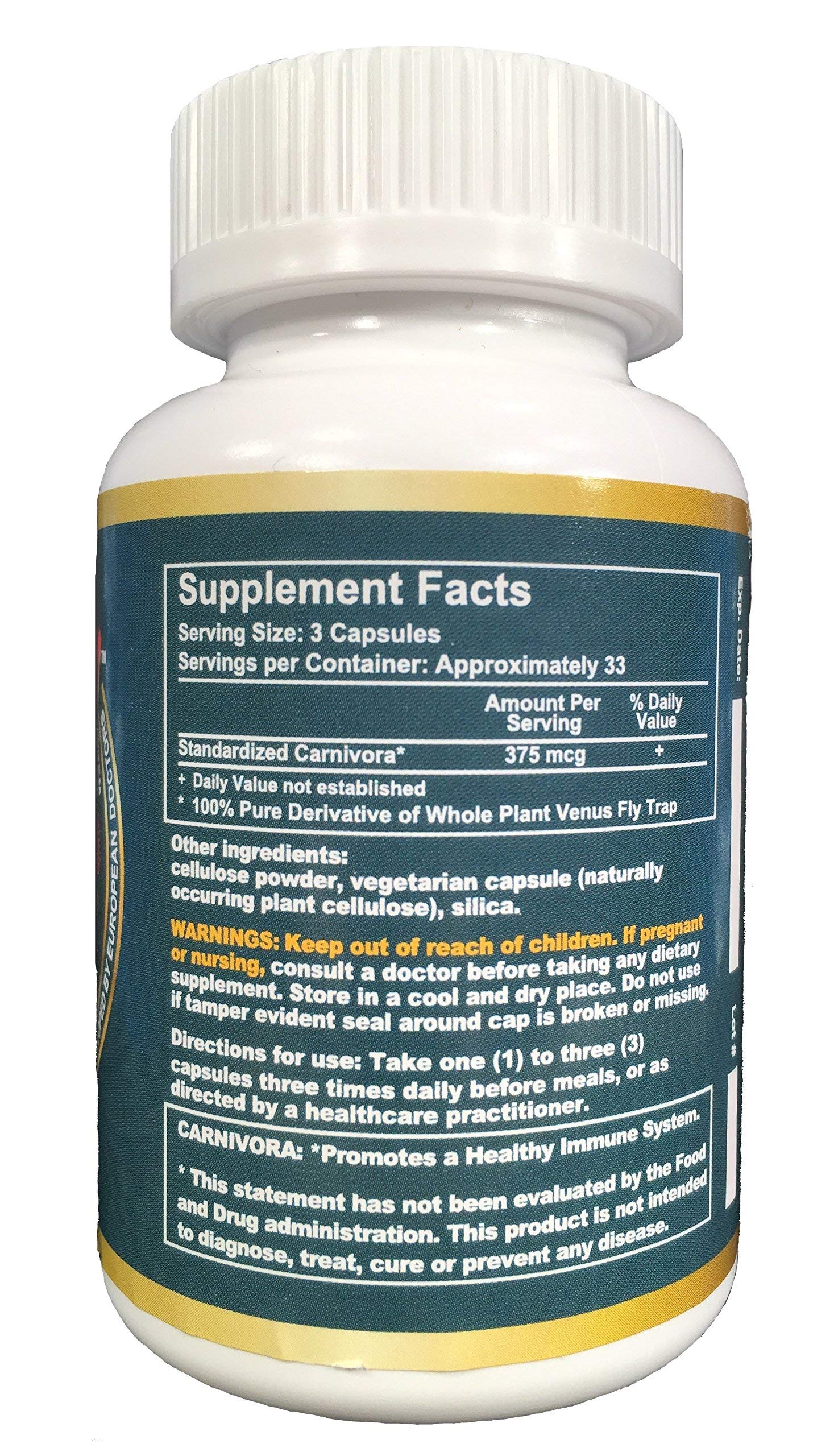 Carnivora Vegi-Caps - Gluten Free, Vegan Capsules for Immune Support (100 Capsules) - Image 18