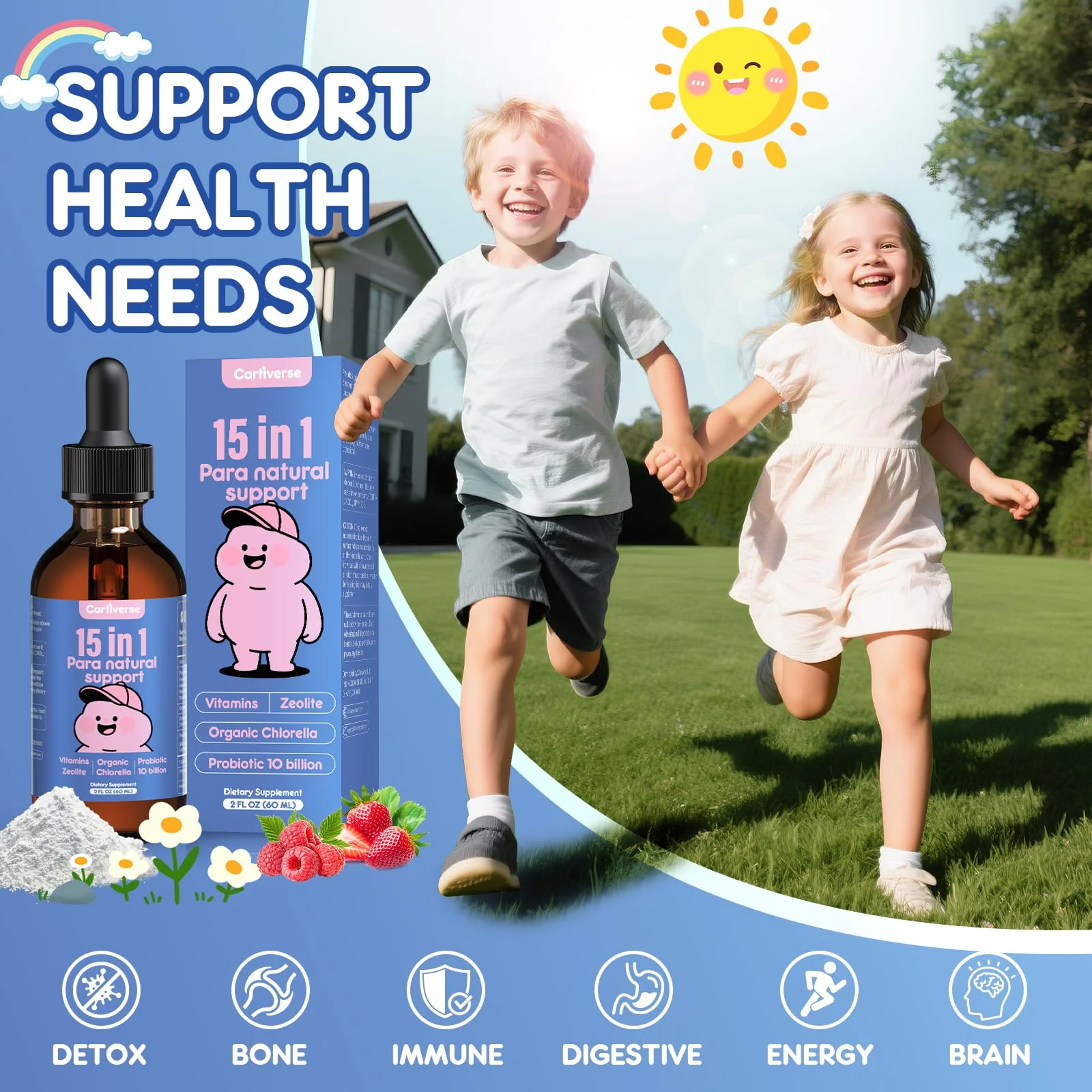 Cartiverse Parasite Cleanse: Zeolite Detox Drops for Humans & Kids - Image 12
