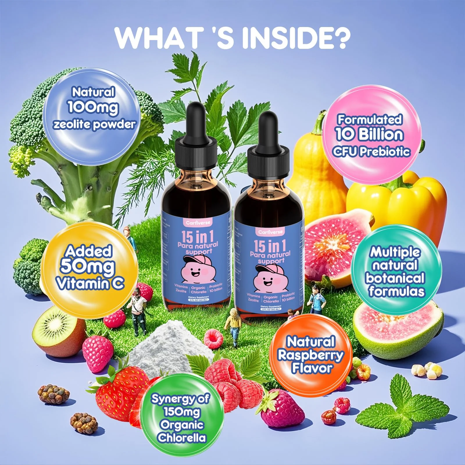 Cartiverse Parasite Cleanse: Zeolite Detox Drops for Humans & Kids - Image 3