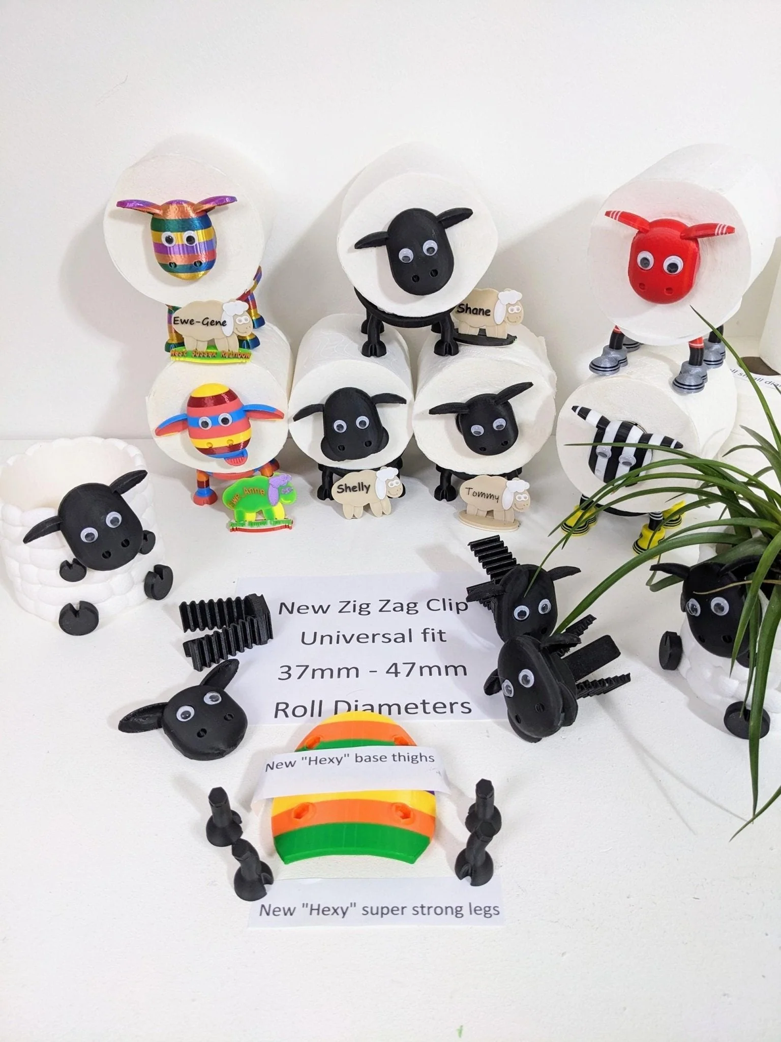 Castleford Tigers Super Sheep Toilet Roll Holder . Rugby fans gift. - Image 9