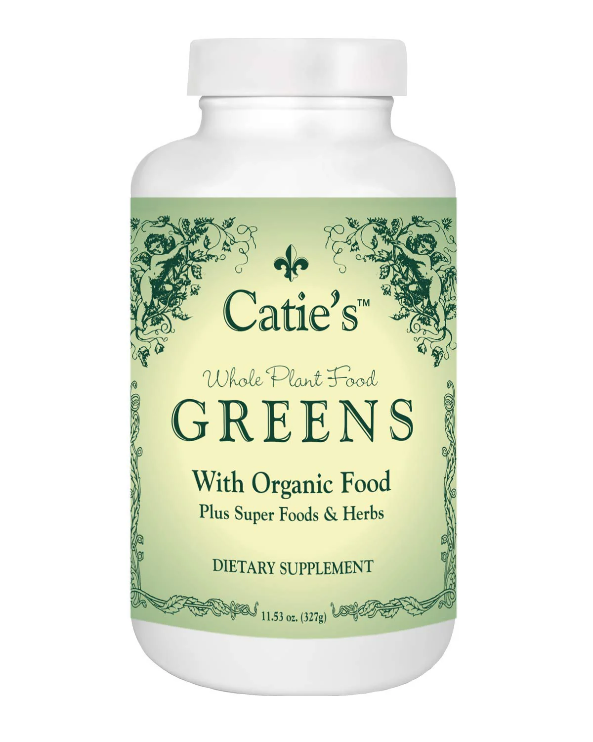 Catie's Organic Greens – Vegan, Non-GMO Green Superfood (12 oz, 30 Servings)