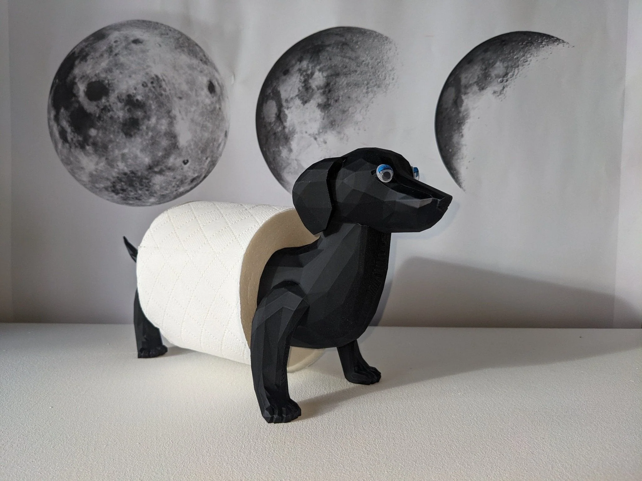 Charlie the Dachshund universal kitchen paper or toilet roll holder. - Image 5