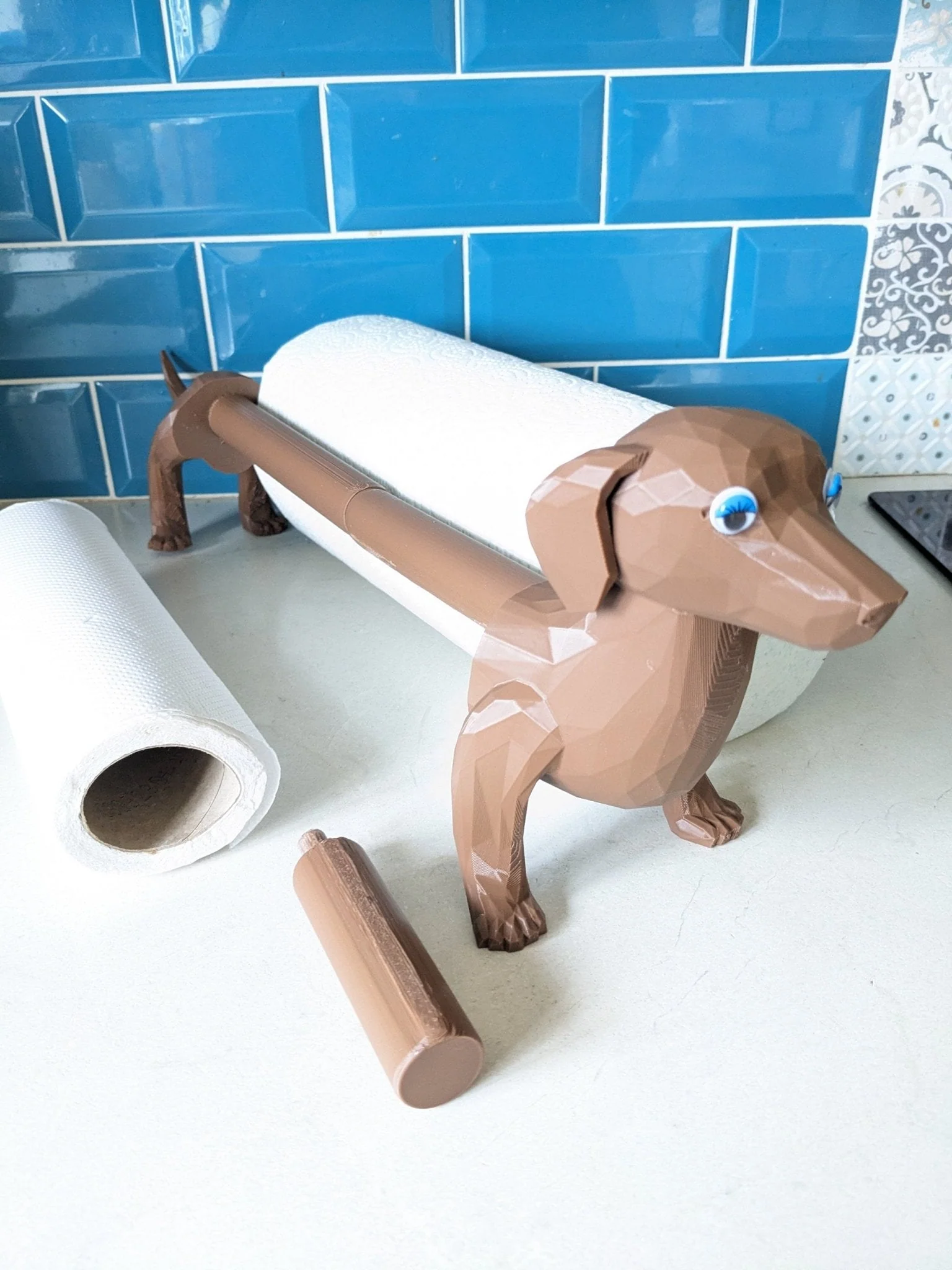 Charlie the Dachshund universal kitchen paper or toilet roll holder. - Image 7