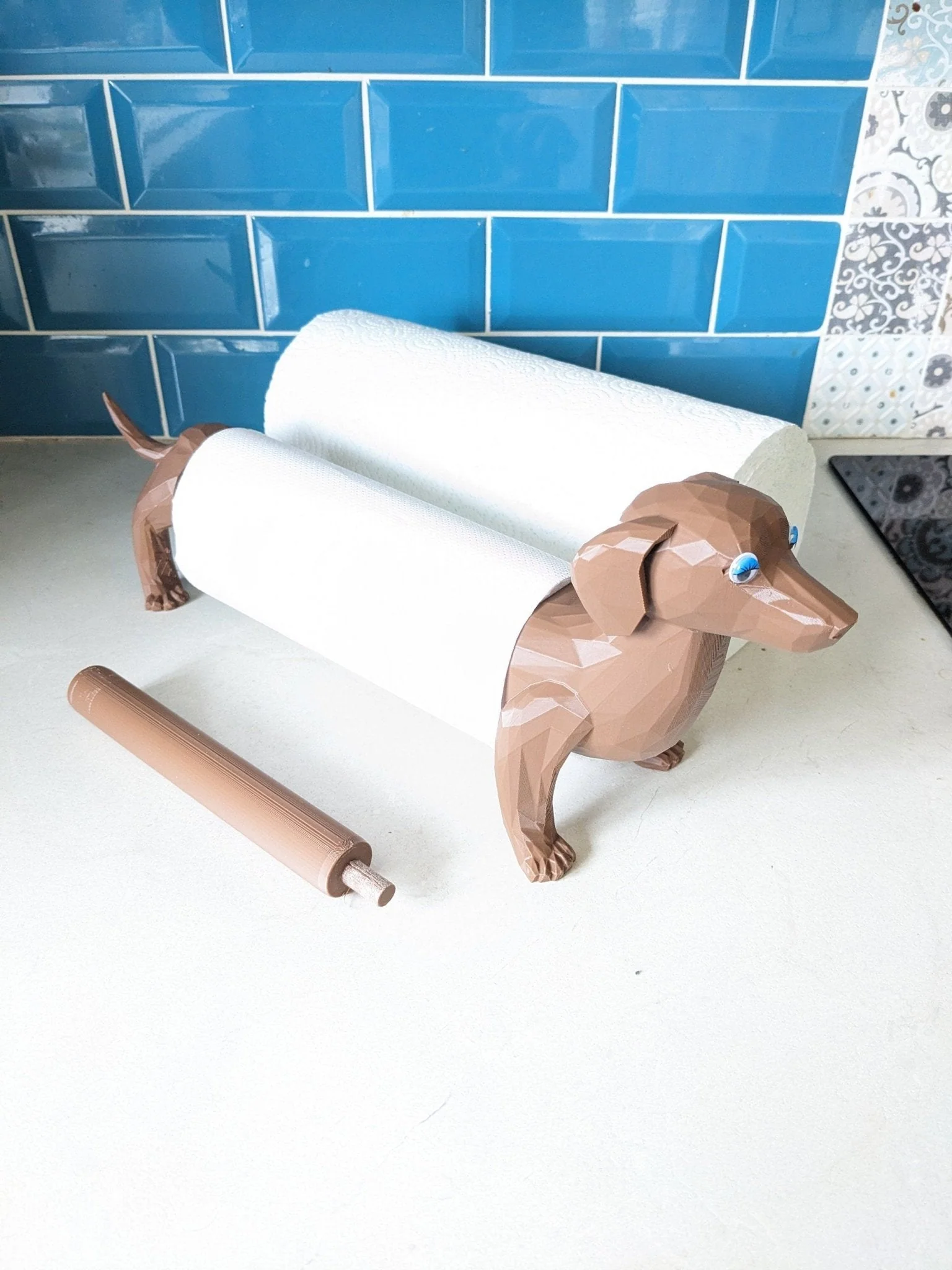 Charlie the Dachshund universal kitchen paper or toilet roll holder. - Image 8