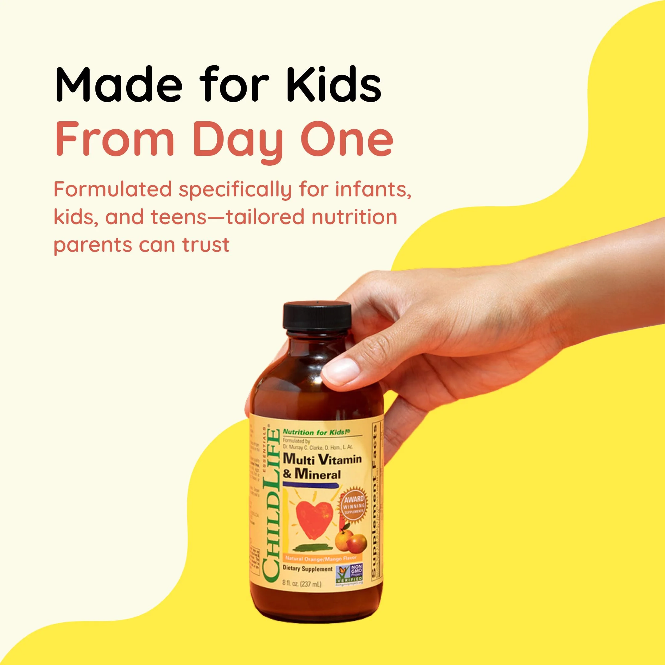 CHILDLIFE Essentials Kids Multivitamin & Mineral – Liquid Vitamin for Kids (Orange Mango, 8 oz, 2 pack) - Image 8
