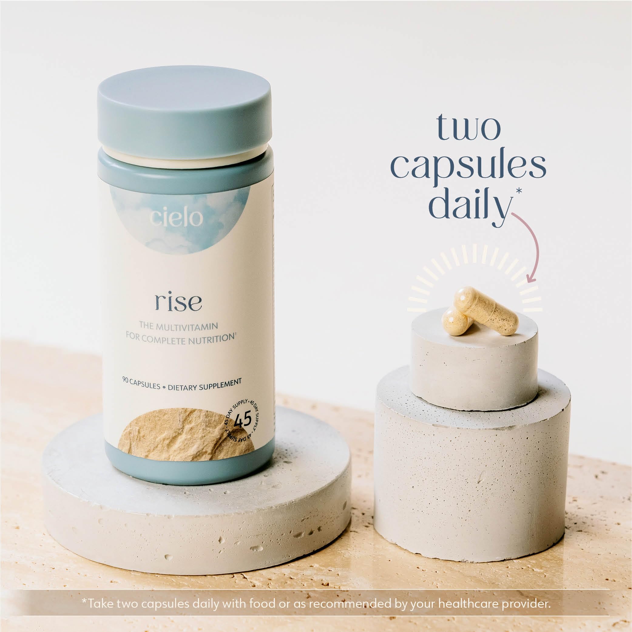 Cielo Rise Multivitamin for Women & Men – Complete Daily Nutrition (45 Day Supply) | Vitamins A, C, D3, E, K2 + Magnesium - Image 12