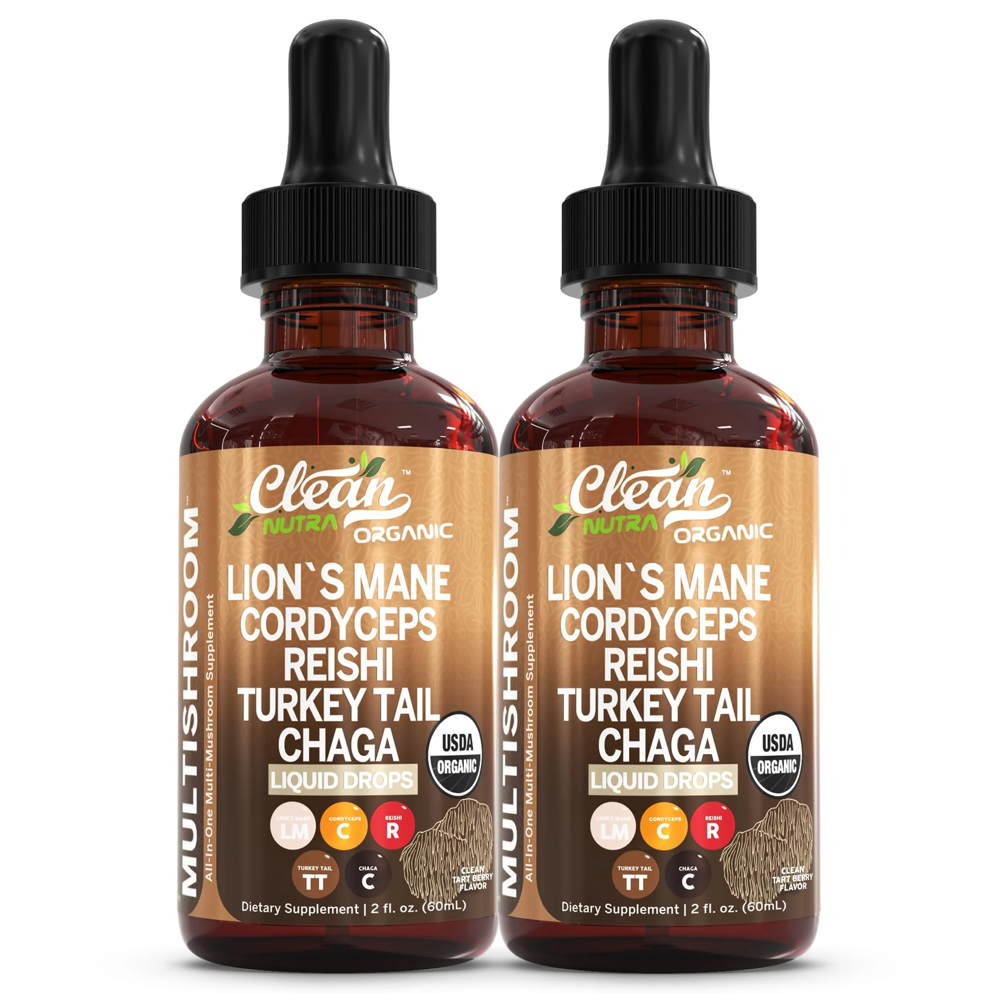 Clean Nutra Mushroom Liquid Drops | Lions Mane, Cordyceps, Reishi & Turkey Tail - Image 10