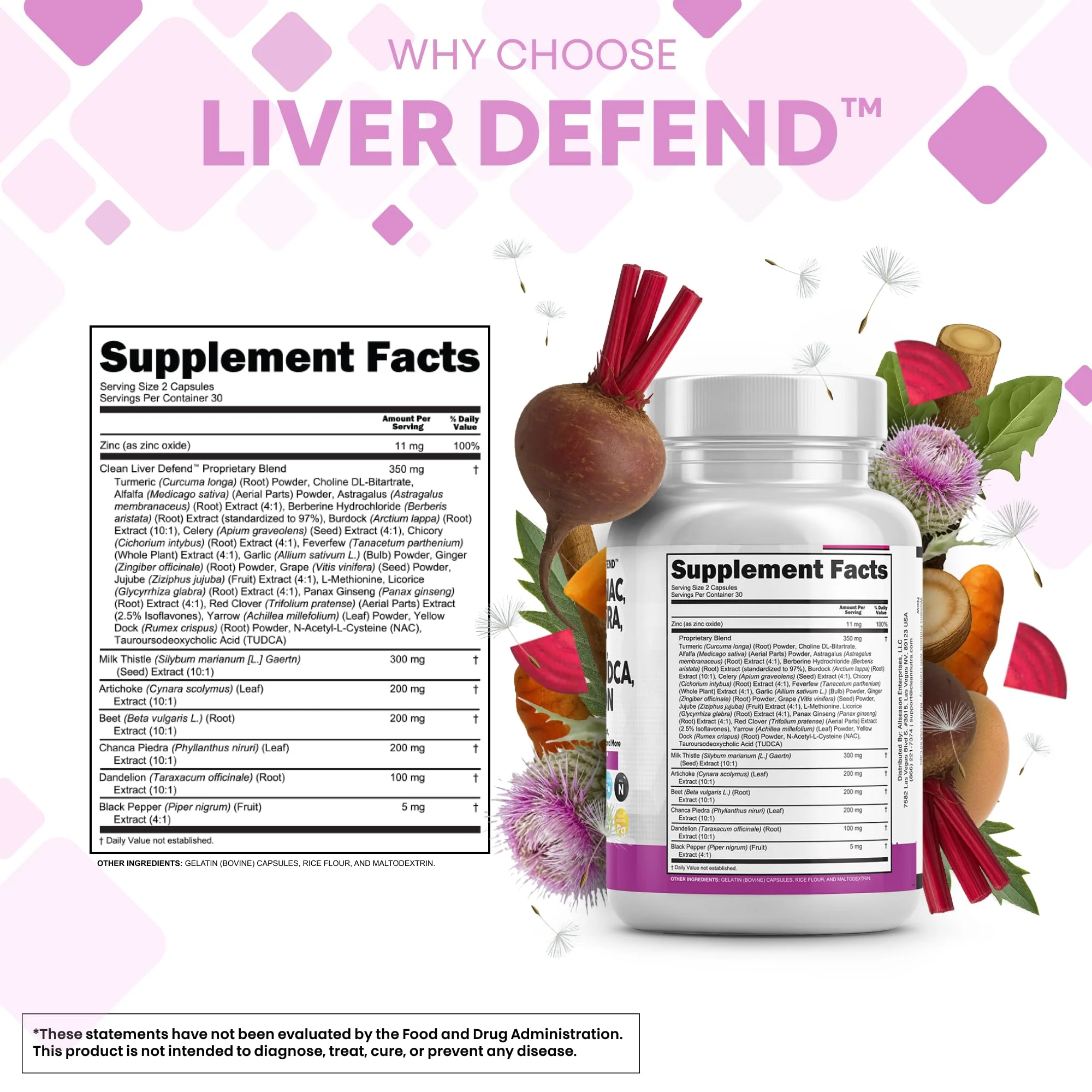 Clean Nutraceuticals Liver Defend 28-in-1 – Milk Thistle, NAC, Chanca Piedra & TUDCA, 2 Pack - Image 4