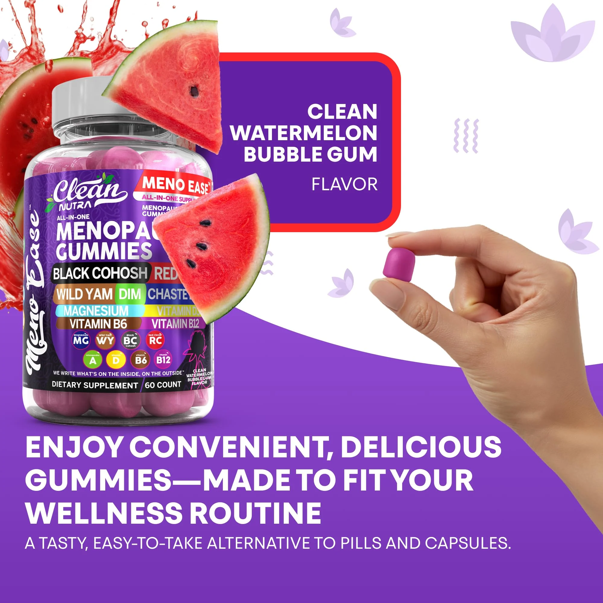 Clean Nutraceuticals Menopause Gummies for Women – Hormone Balance & Night Sweat Support - Image 16