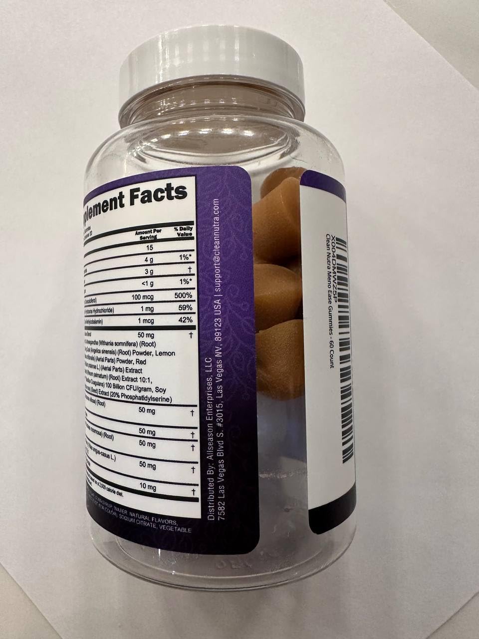 Clean Nutraceuticals Menopause Gummies for Women – Hormone Balance & Night Sweat Support - Image 4