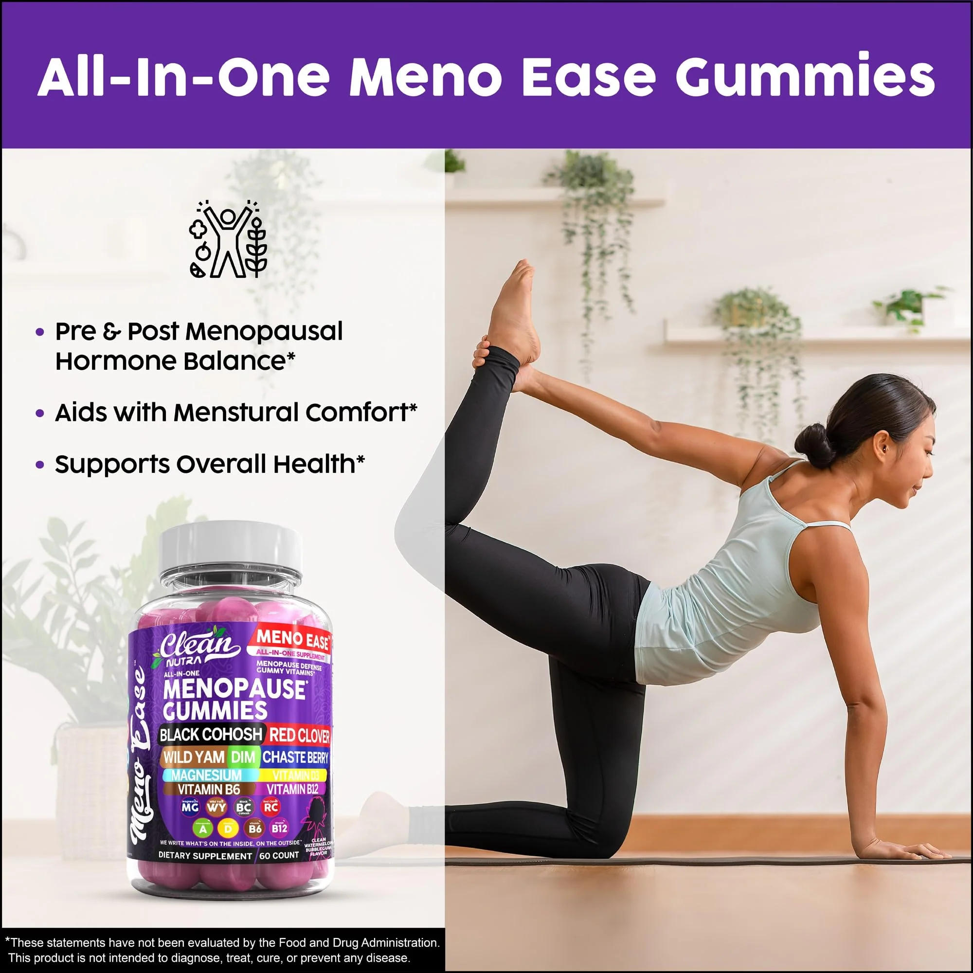 Clean Nutraceuticals Menopause Gummies for Women – Hormone Balance & Night Sweat Support - Image 5