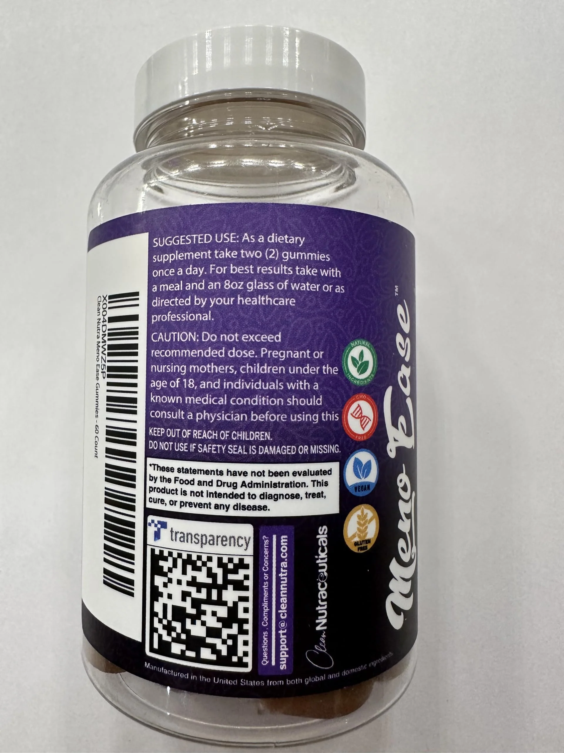 Clean Nutraceuticals Menopause Gummies for Women – Hormone Balance & Night Sweat Support - Image 8