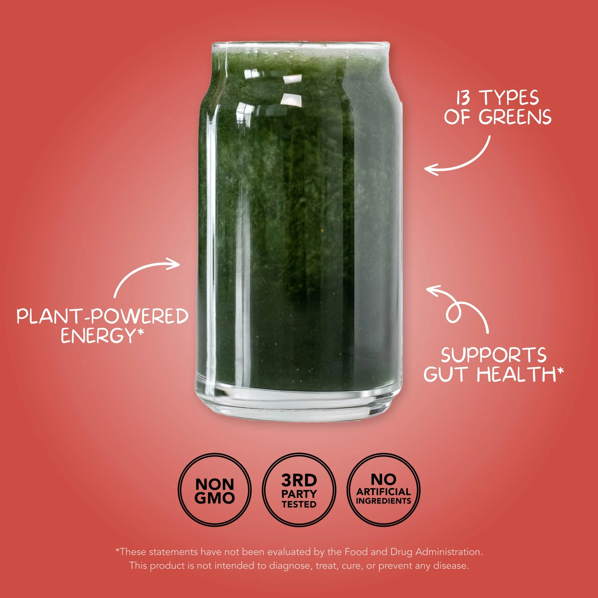 Clean Simple Eats Super Greens Powder | Peachy Greens Flavor, 30 Servings, Gluten Free - Image 2