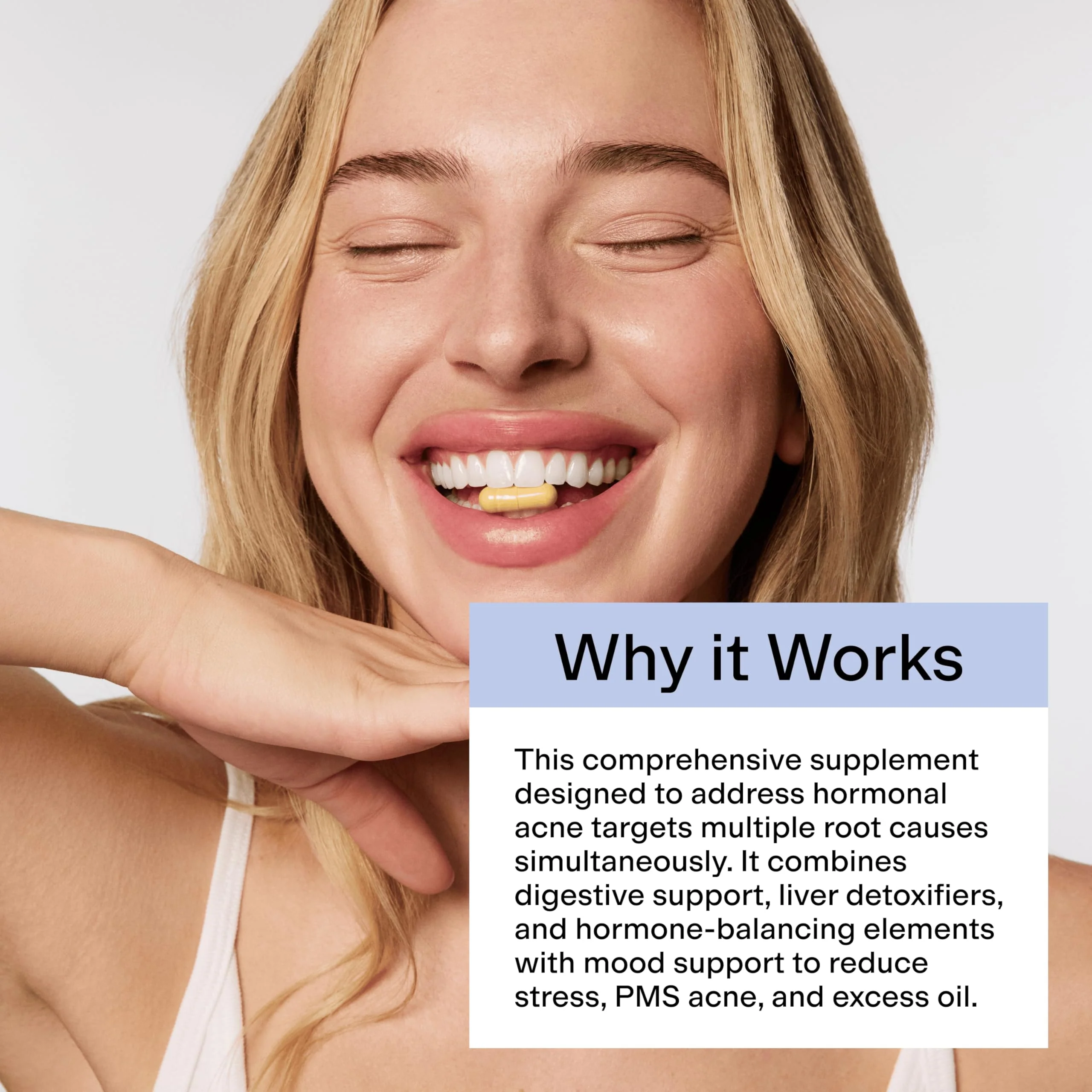 CLEARSTEM MindBodySkin Hormonal Acne Supplement (5-HTP) – Natural DIM, 90 Capsules, Gluten Free & Cruelty Free - Image 6