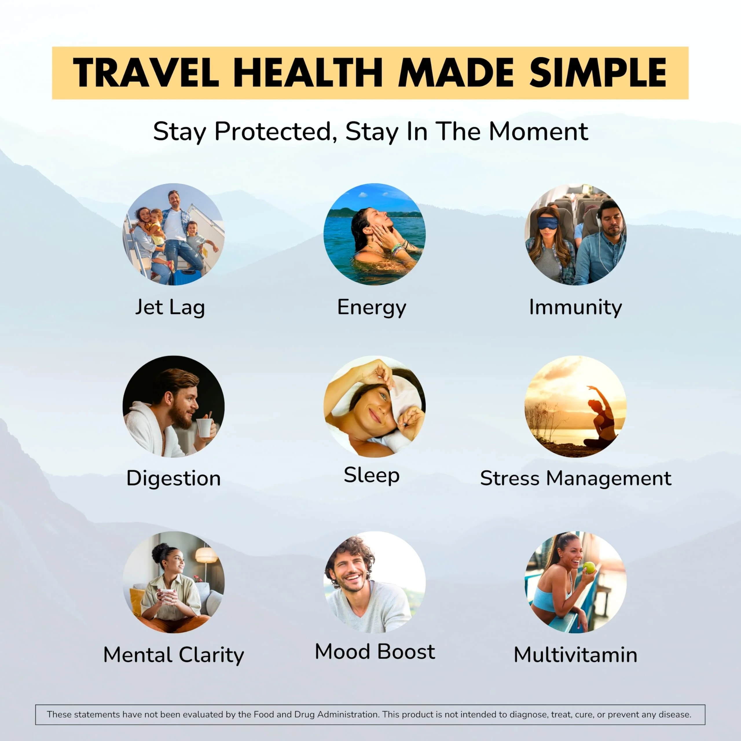 Co-Pilot Travel Brand 2 Pack - Jet Lag Prevention, Ashwagandha, Rhodiola, D3+ for Immune Support | Vegan 120 Count - Image 13