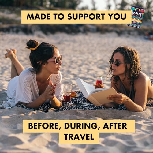 Co-Pilot Travel Brand 2 Pack - Jet Lag Prevention, Ashwagandha, Rhodiola, D3+ for Immune Support | Vegan 120 Count - Image 20