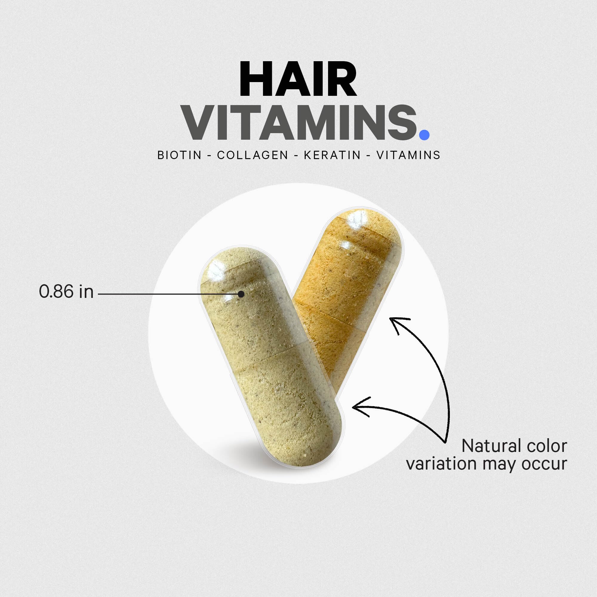 Codeage Hair Vitamins 10000 mcg Biotin – Hair Nutrition with Collagen, Keratin & Probiotics | 120 Capsules - Image 8