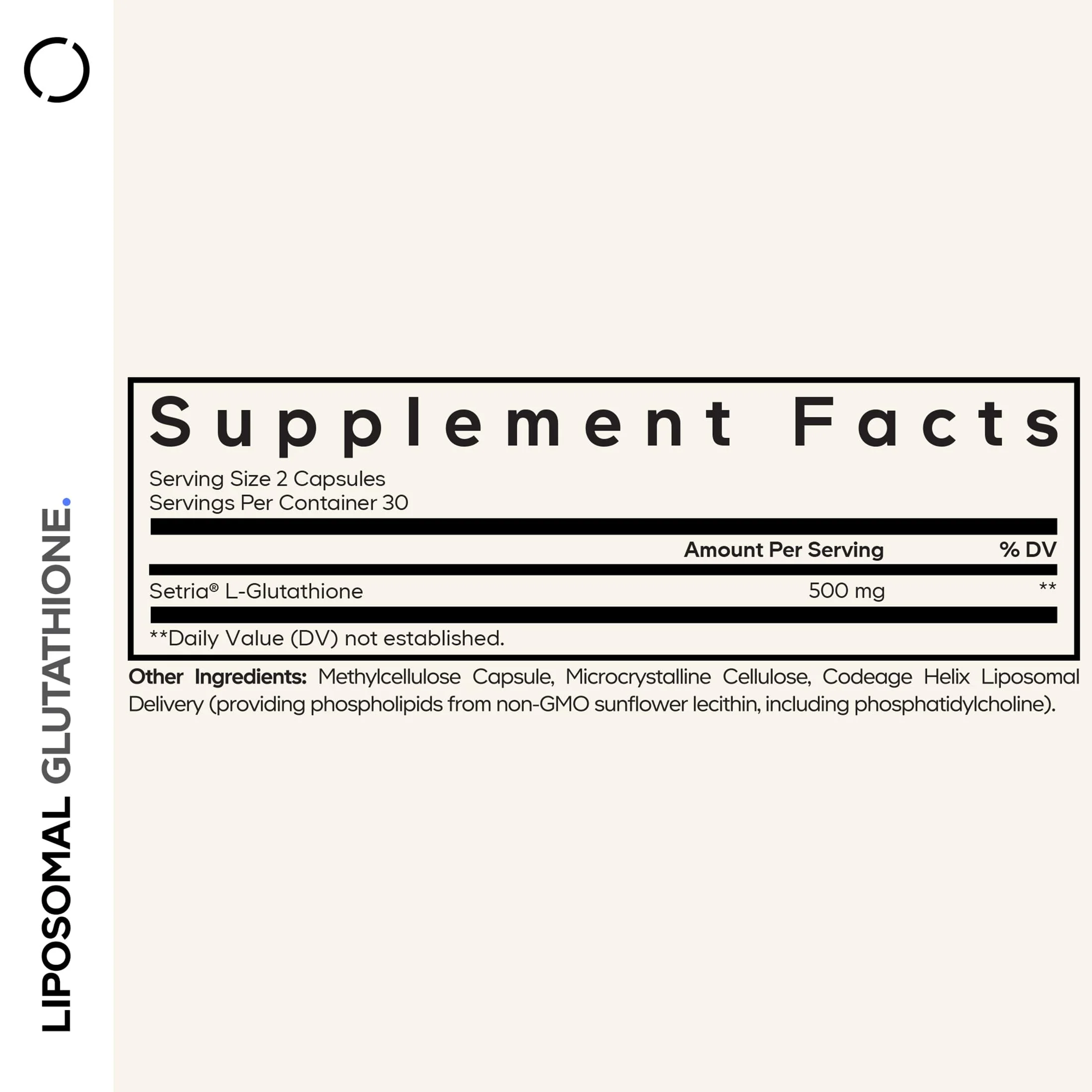Codeage Liposomal Glutathione Supplement – 500 mg Setria L-Glutathione, Liposomal Delivery, Vegan, Non-GMO - Image 11