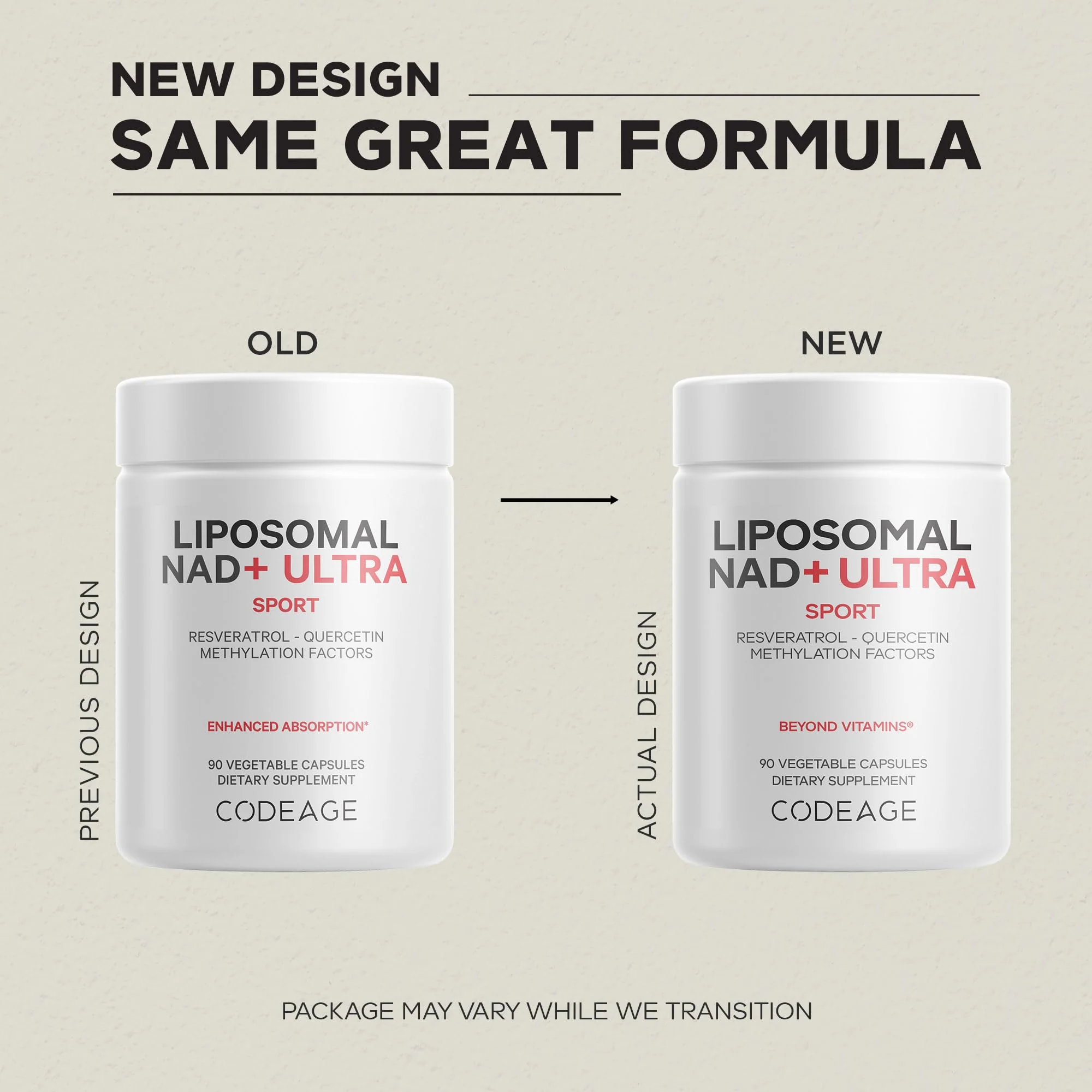 Codeage Liposomal NAD+ Ultra with Resveratrol & Vitamin B – 90 Capsules - Image 12