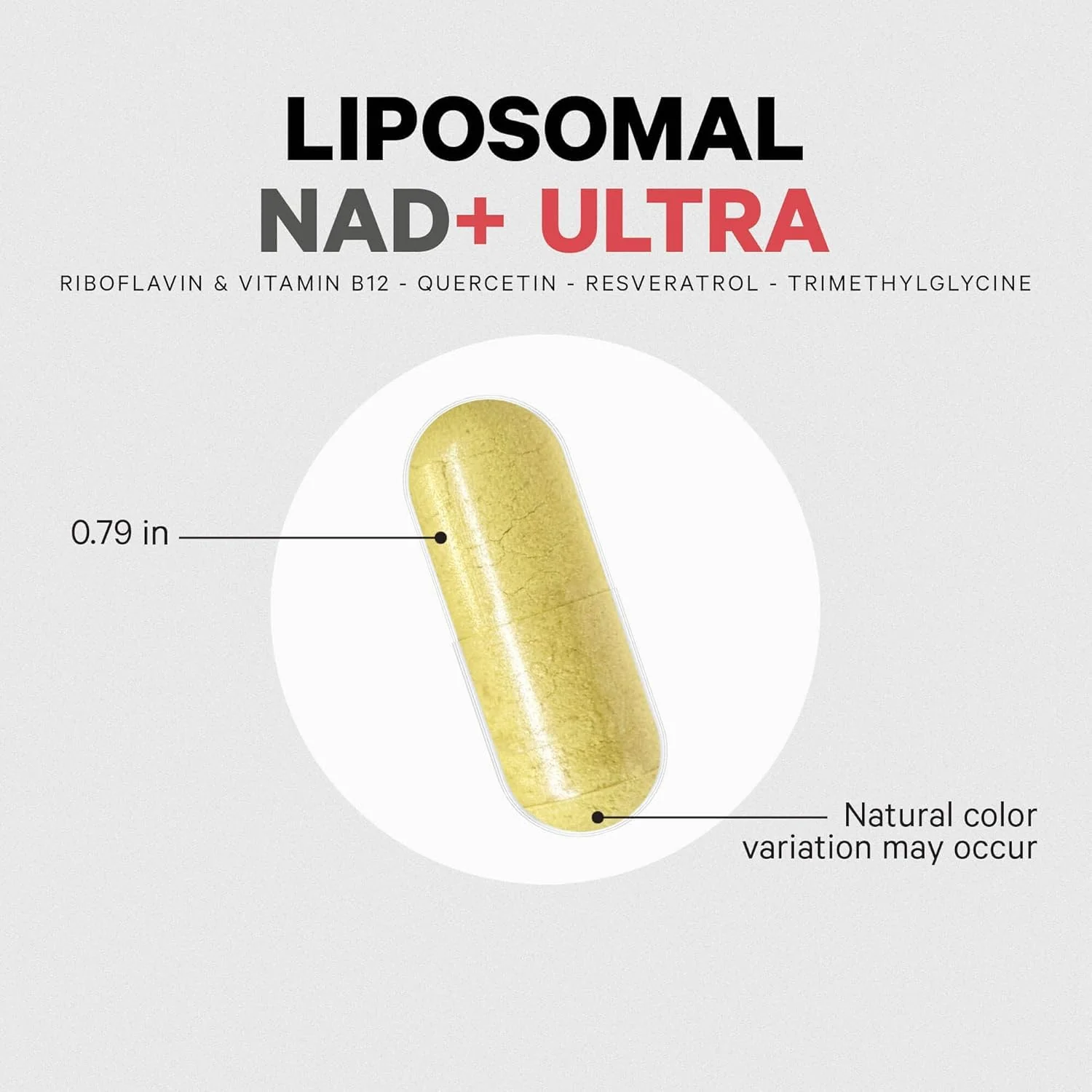 Codeage Liposomal NAD+ Ultra with Resveratrol & Vitamin B – 90 Capsules - Image 5