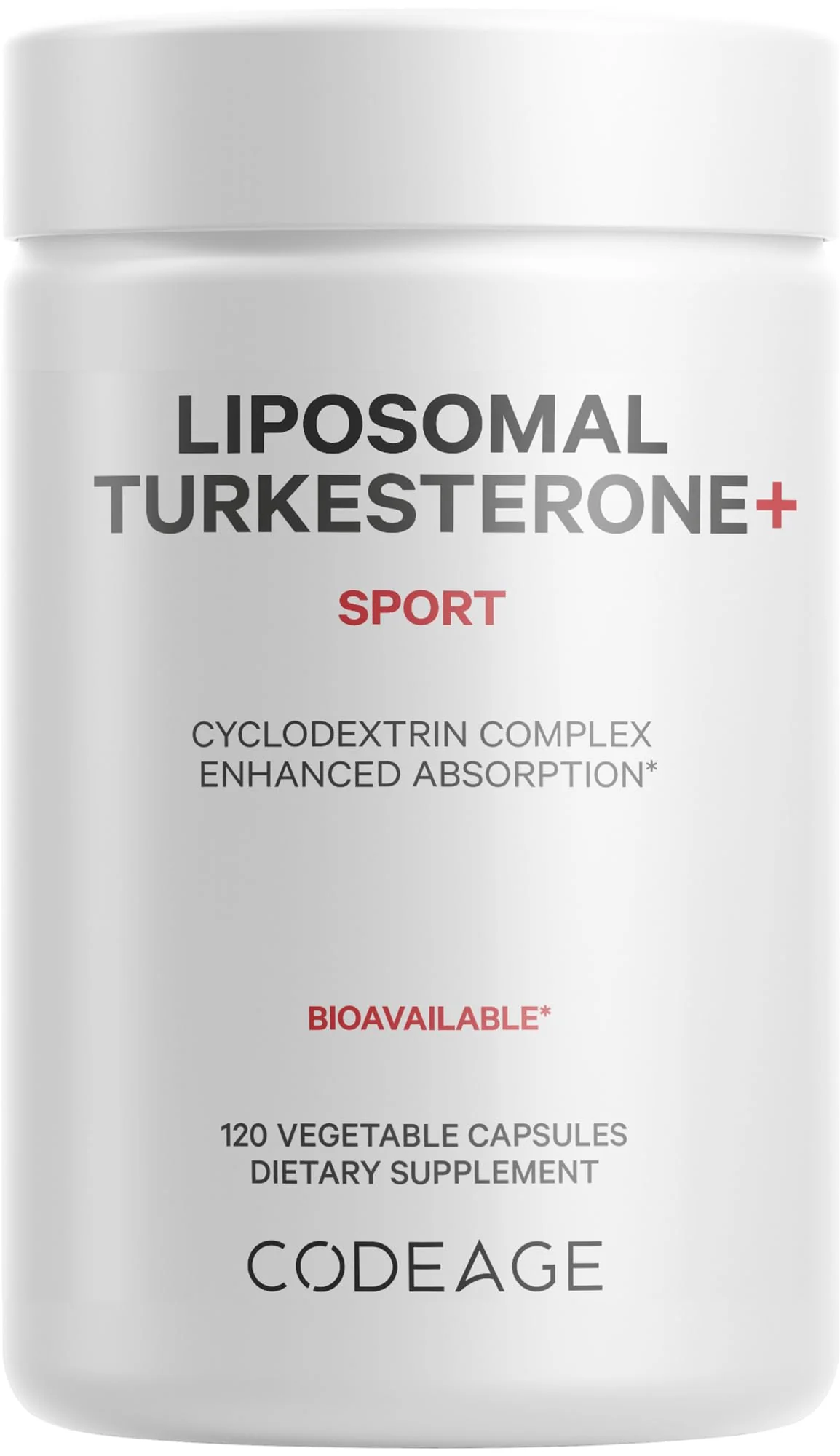 Codeage Liposomal Turkesterone Supplement - 120 Capsules, 4-Month Supply