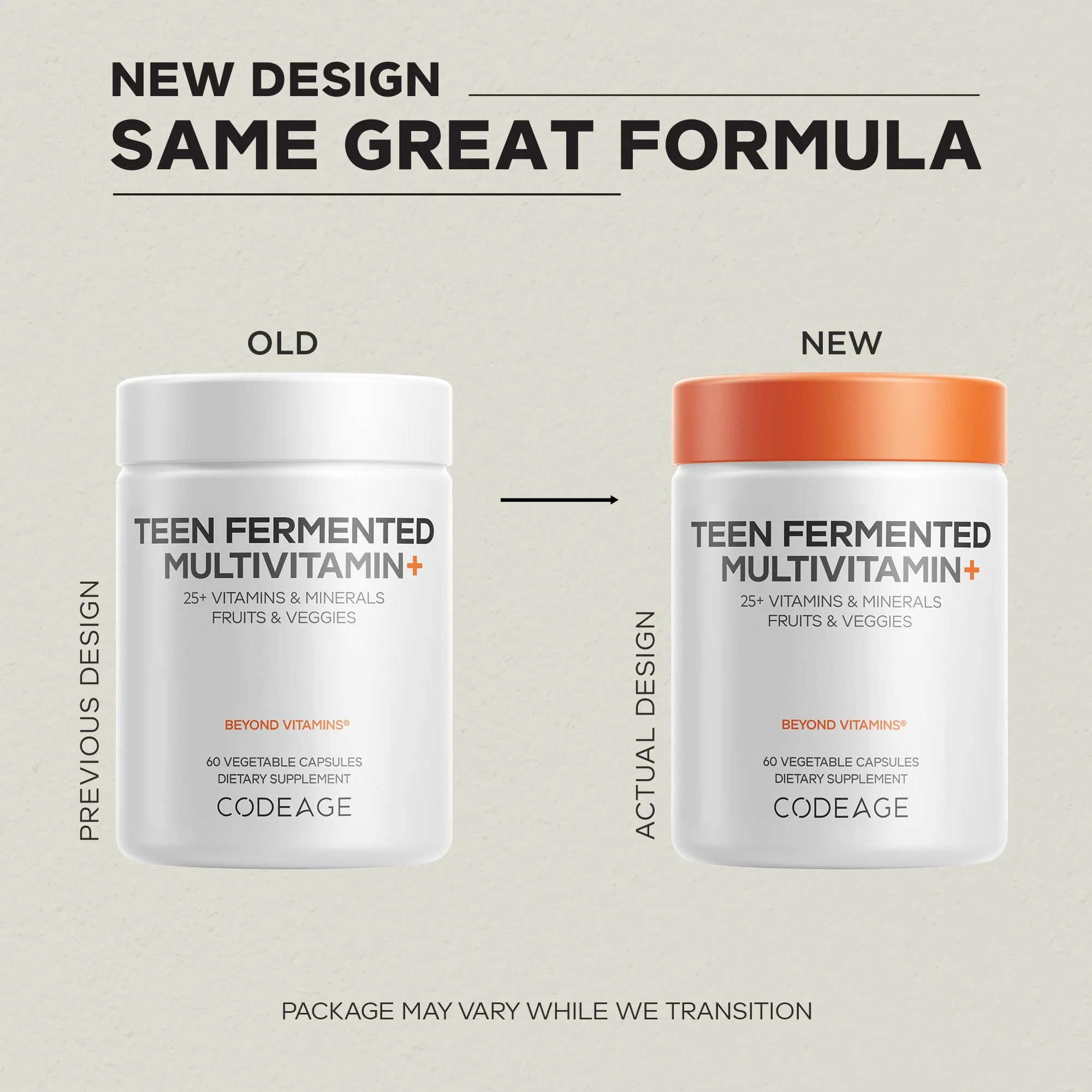 Codeage Teen Multivitamin - Daily Teen Vitamins with Omega-3 (2 Pack) - Image 12