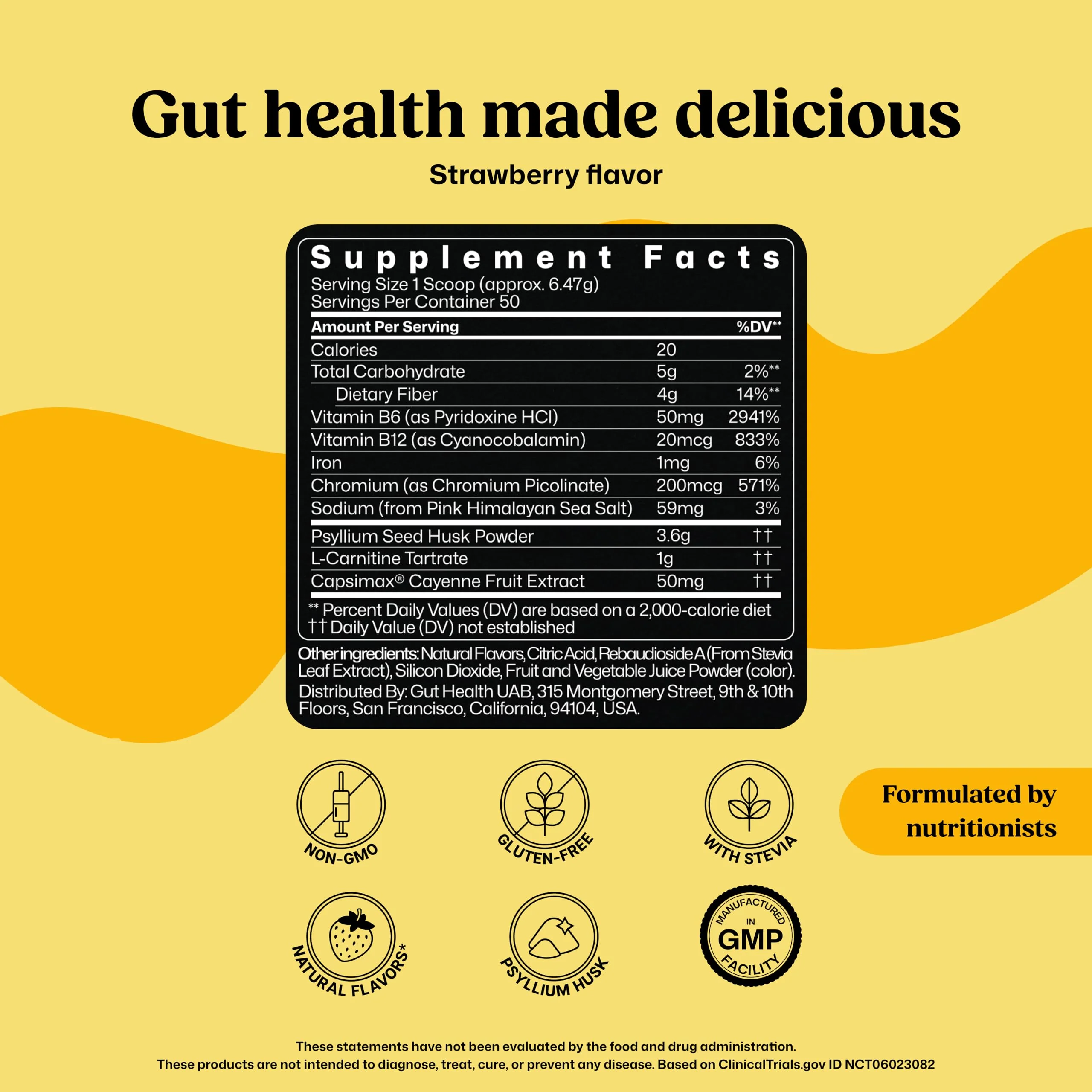 ColonBroom Premium Weight Management Supplement (Strawberry) - Psyllium Husk Fiber Powder Drink - Gluten Free, Non-GMO, 100 Servings - Image 12