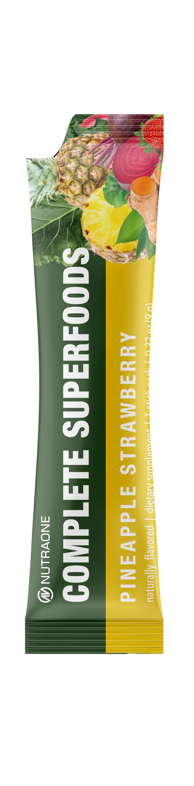 Complete Superfoods, Complete Spectrum Multivitamin, Greens and Reds Blend, Enzymes, Probiotics – Pineapple Strawberry, 30 Stick Packs - Image 3