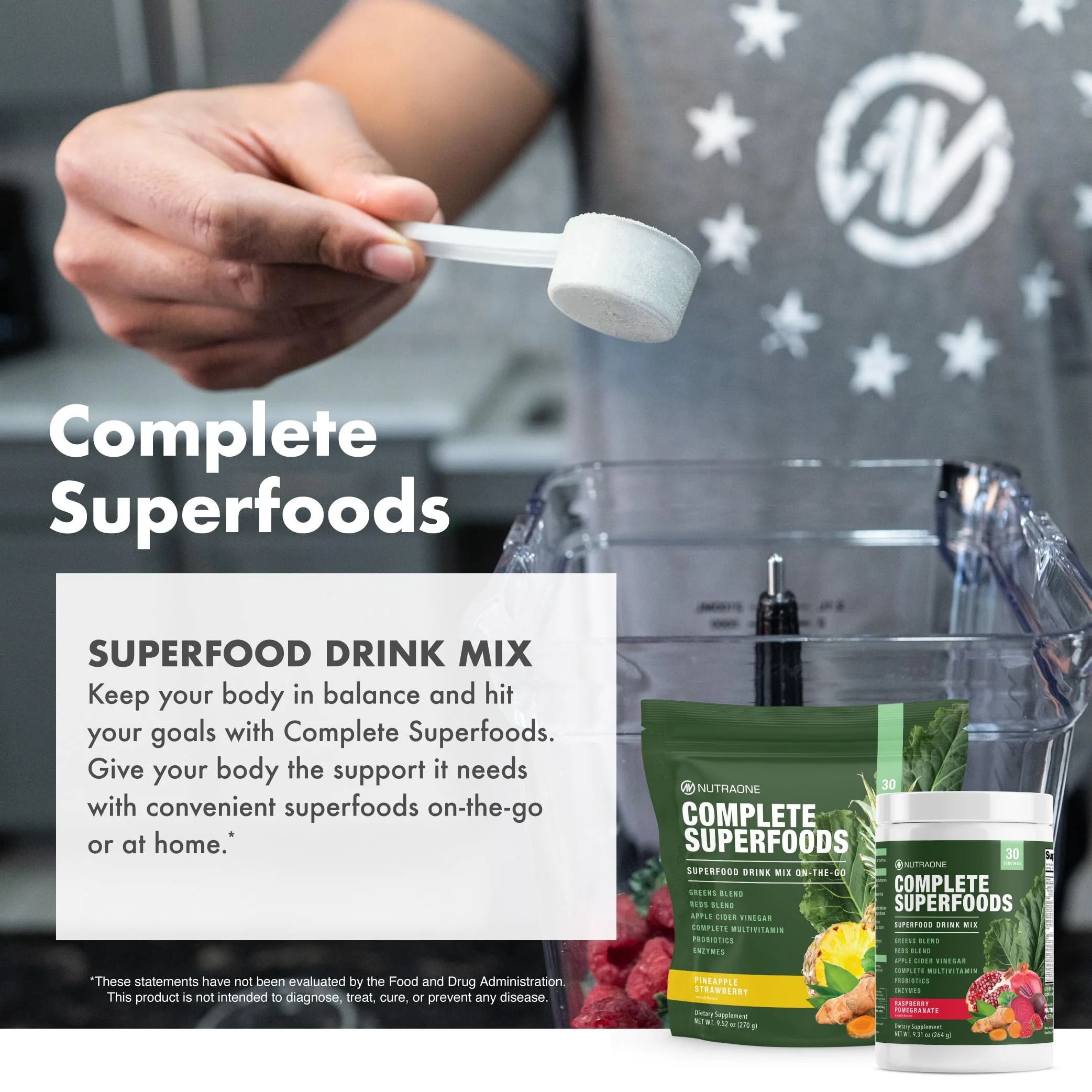 Complete Superfoods, Complete Spectrum Multivitamin, Greens and Reds Blend, Enzymes, Probiotics – Pineapple Strawberry, 30 Stick Packs - Image 7