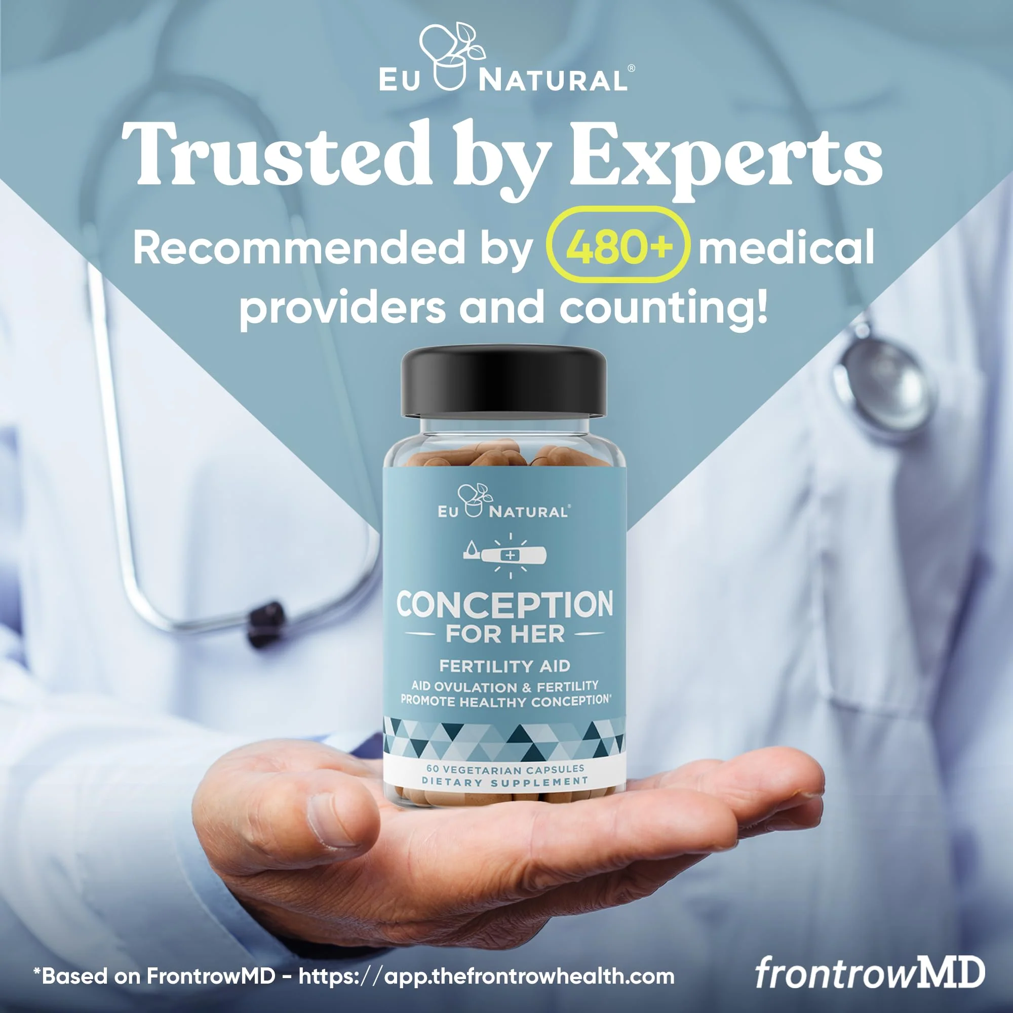 Conception Fertility Supplements for Women – Ovulation Support, Hormonal Balance, Regular Cycles – Prenatal Vitamin with Myo-Inositol, Folate, Vitex - Image 4