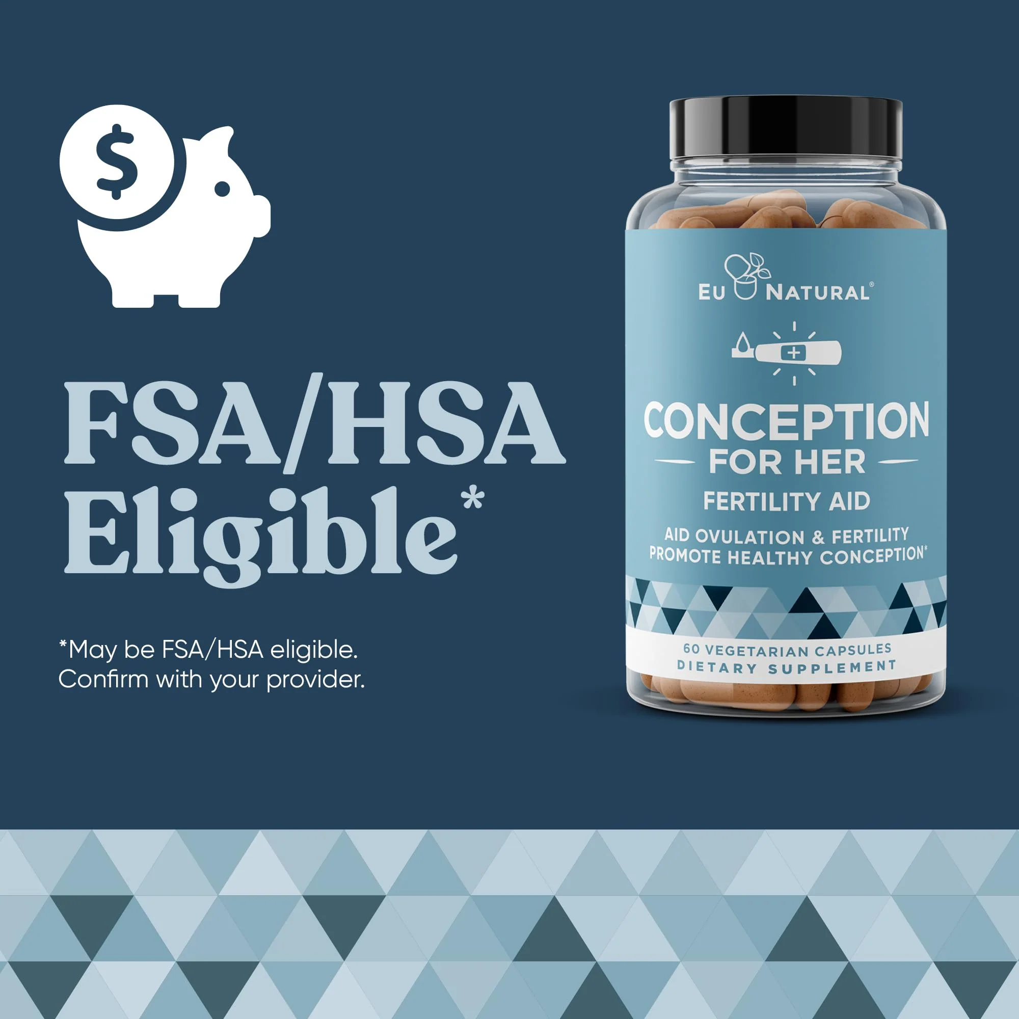 Conception Fertility Supplements for Women – Ovulation Support, Hormonal Balance, Regular Cycles – Prenatal Vitamin with Myo-Inositol, Folate, Vitex - Image 9